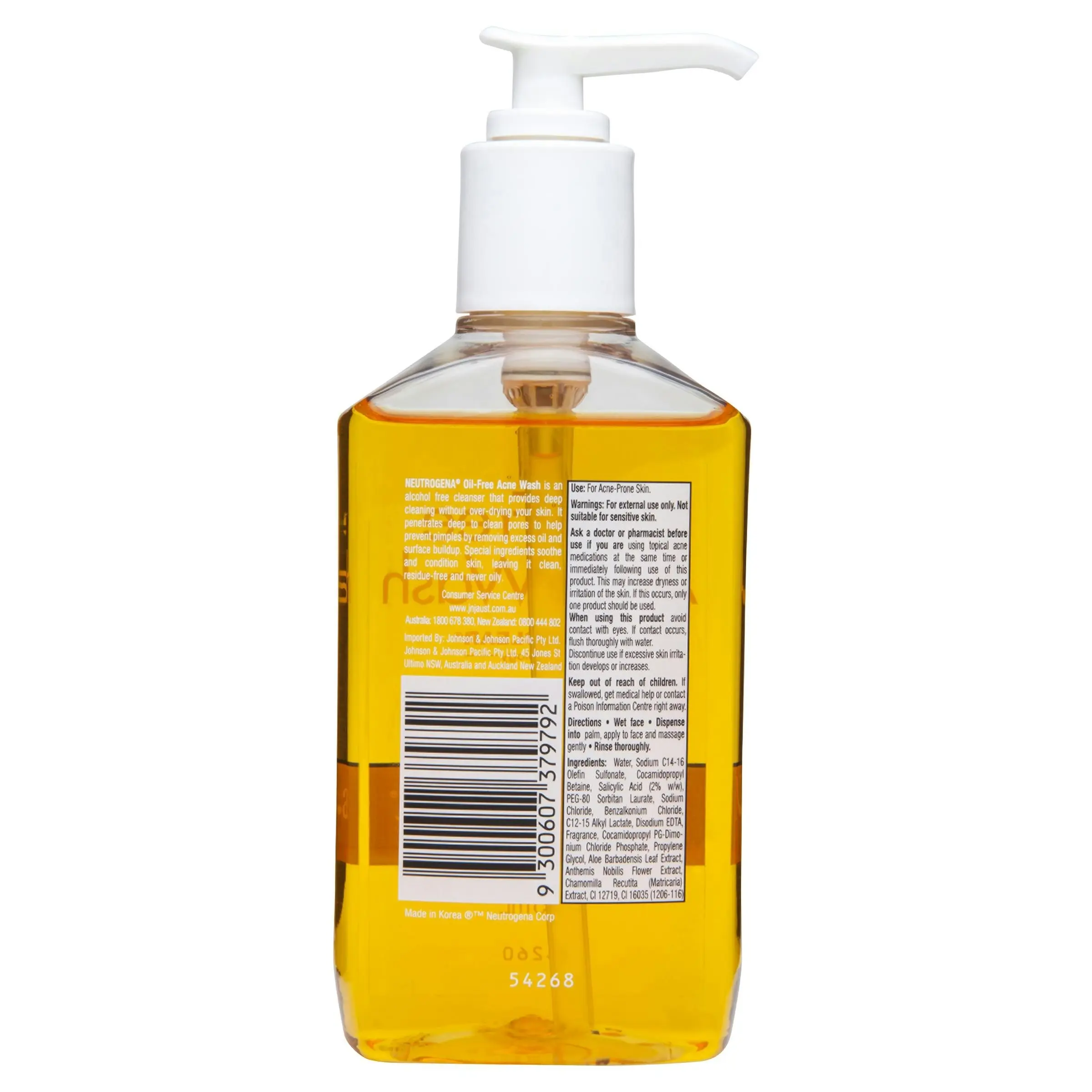 Neutrogena Oil Free Acne Cleanser 175mL