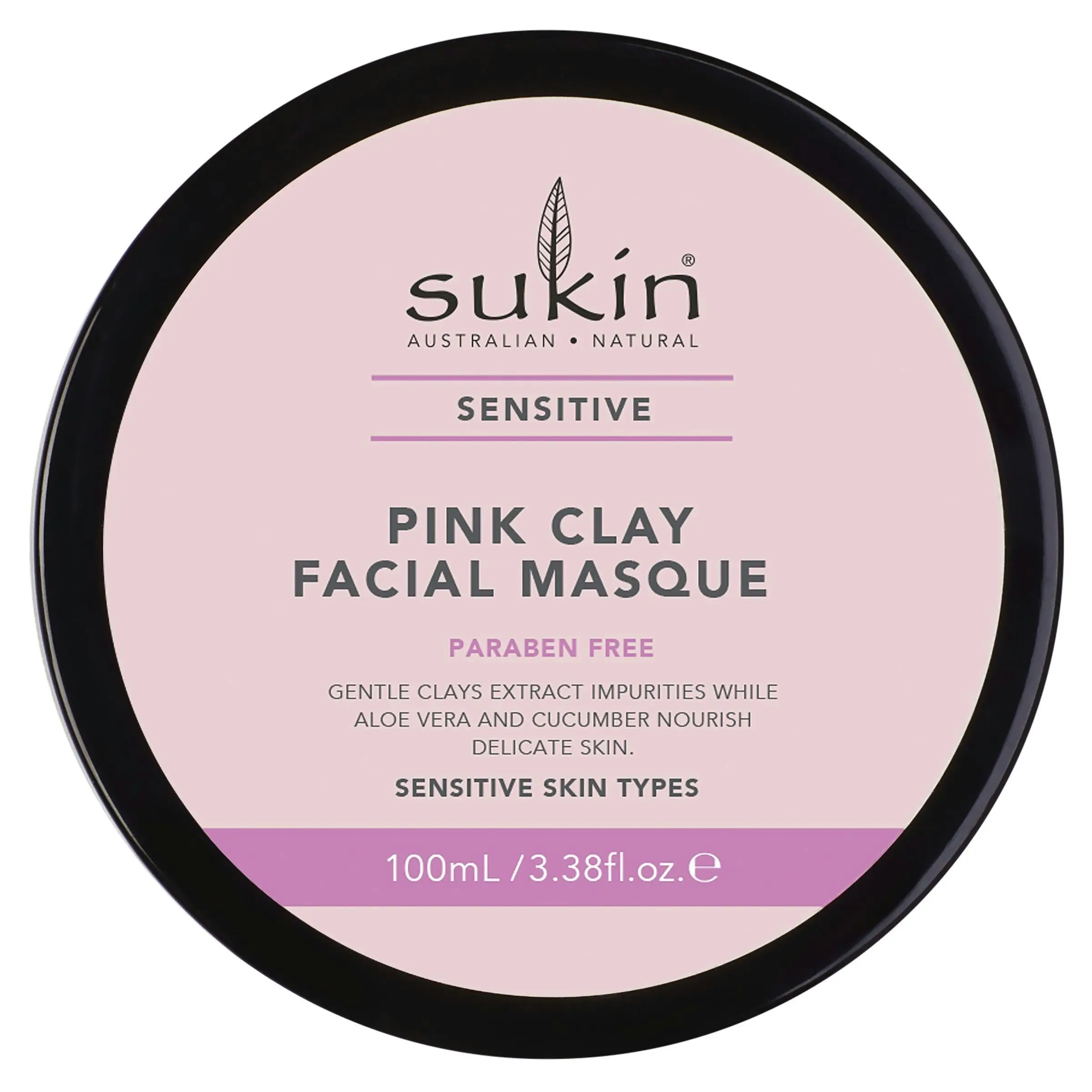 Sukin Sensitive Pink Clay Masque 100mL