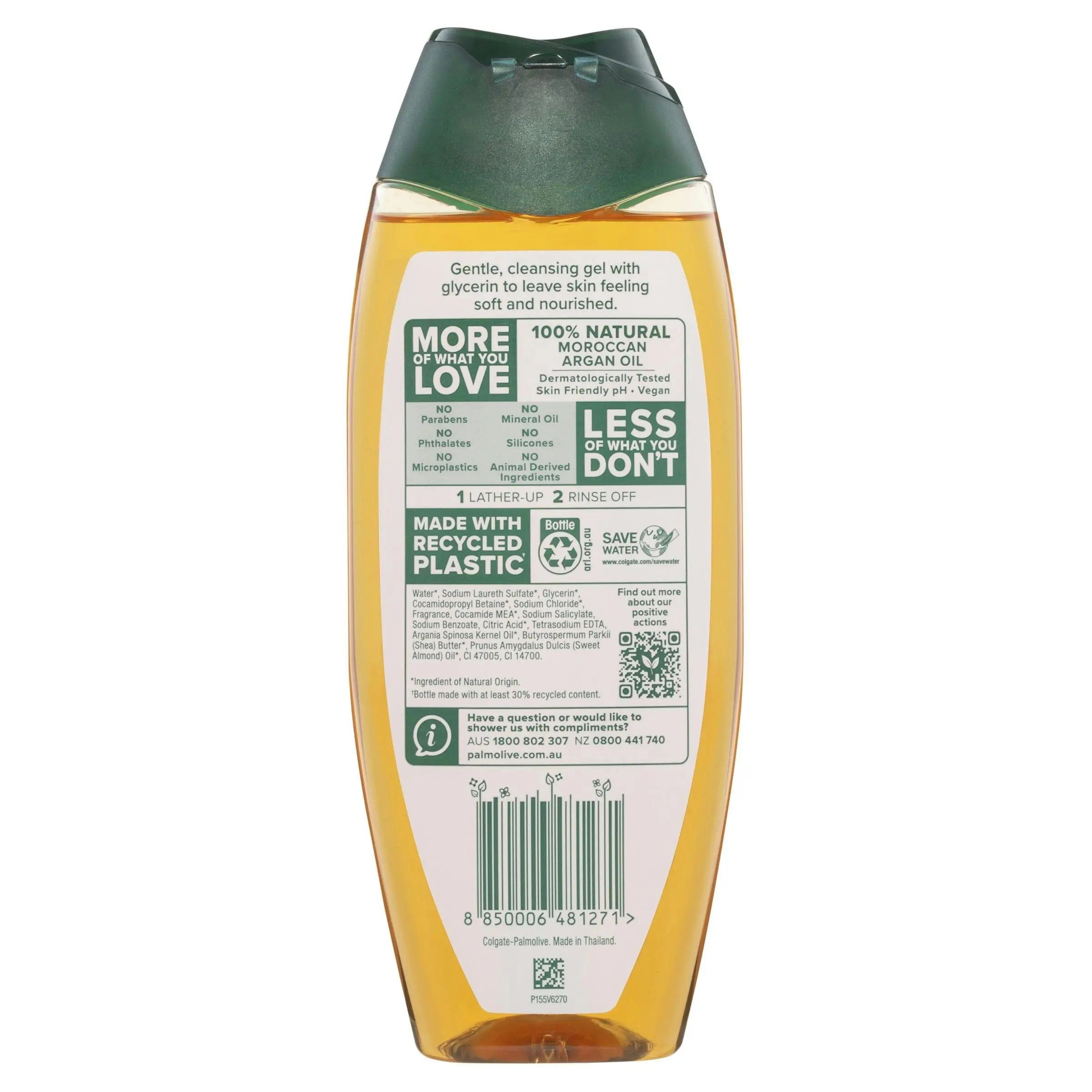 Palmolive Moroccan Argan Oil Body Wash 500mL