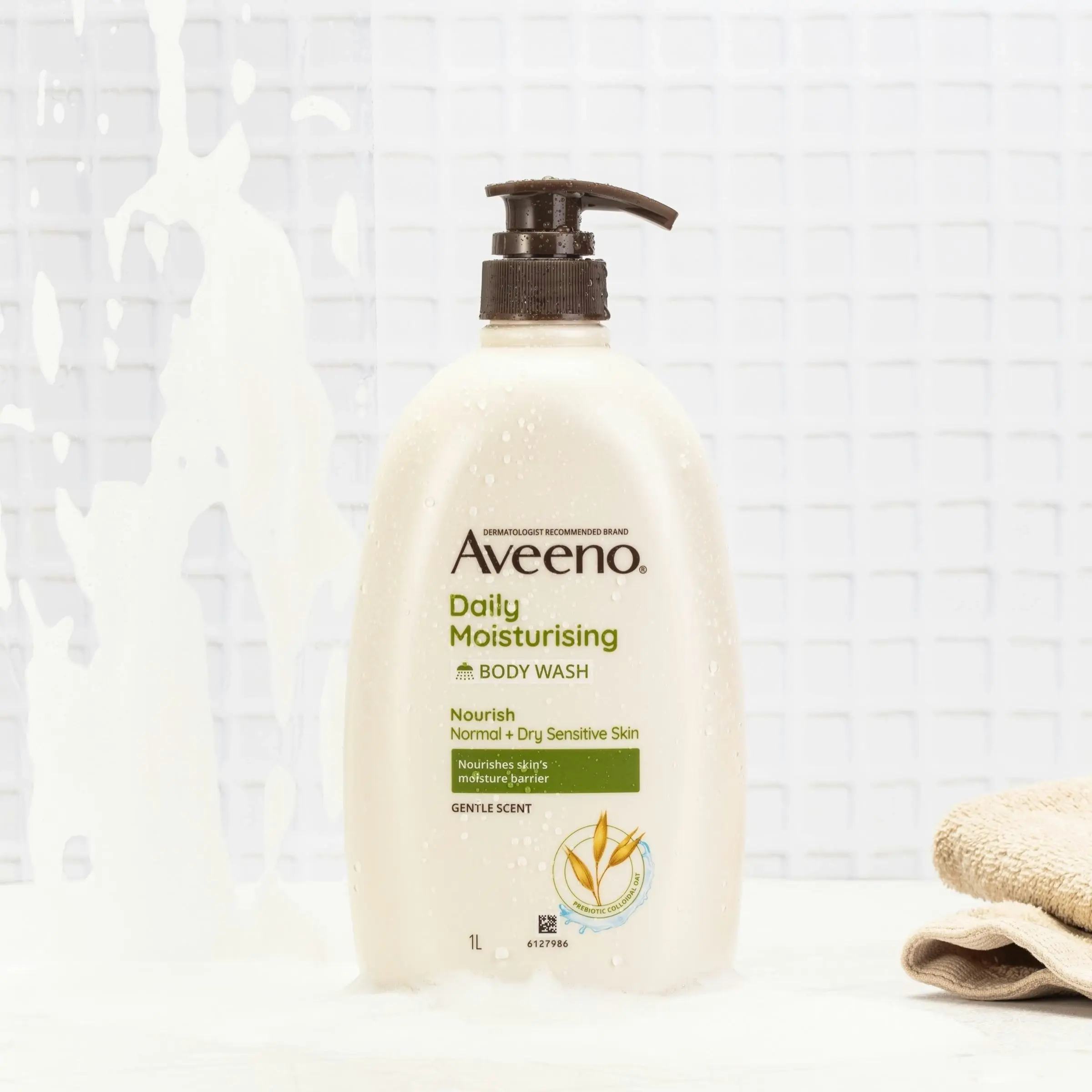 Aveeno Active Naturals Daily Moisturising Body Wash Soothing Oatmeal 1L