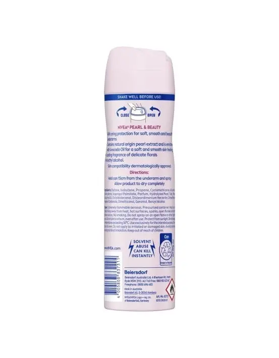 Nivea Deodorant Aerosol Pearl And Beauty 150mL