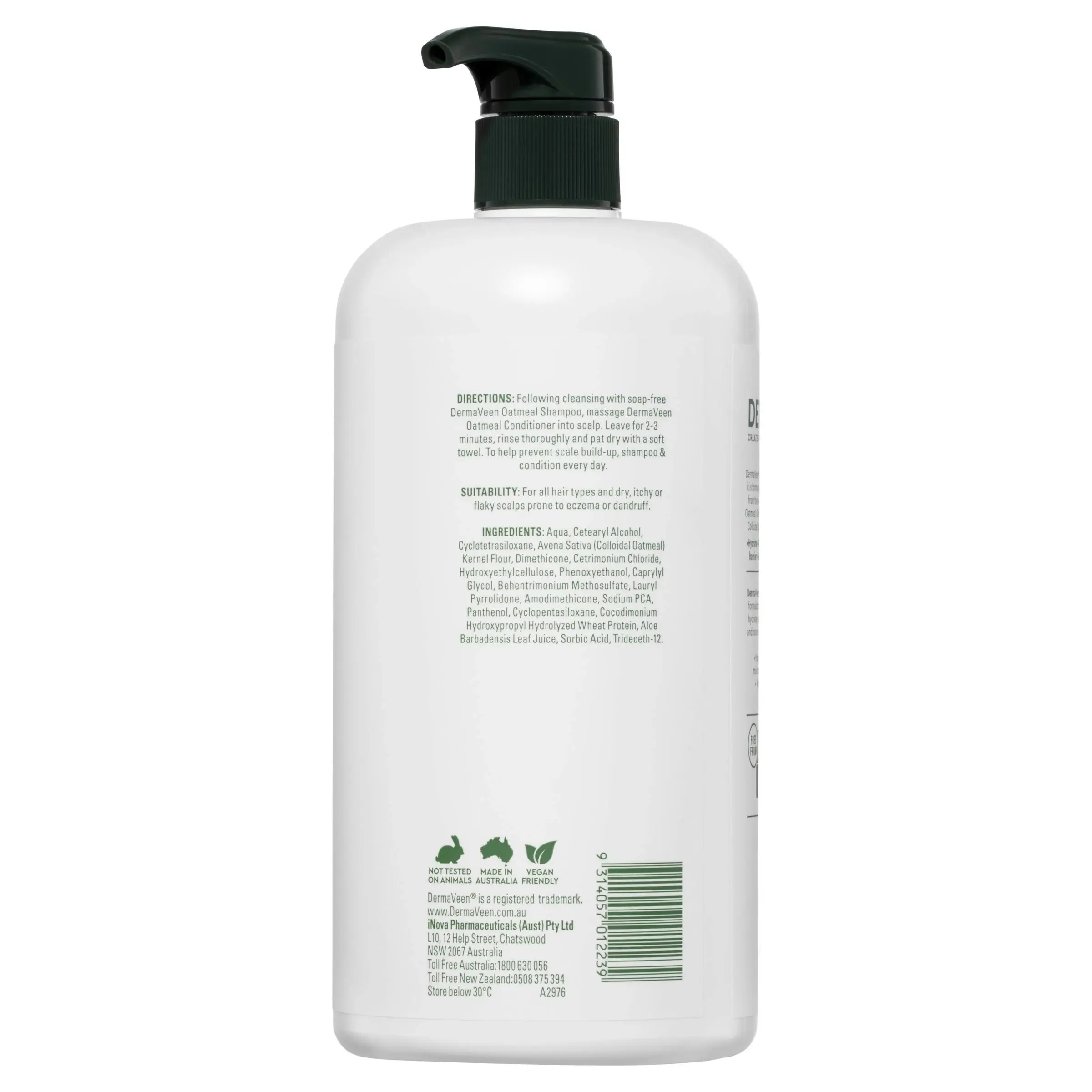 DermaVeen Daily Nourish Oatmeal Conditioner 1L