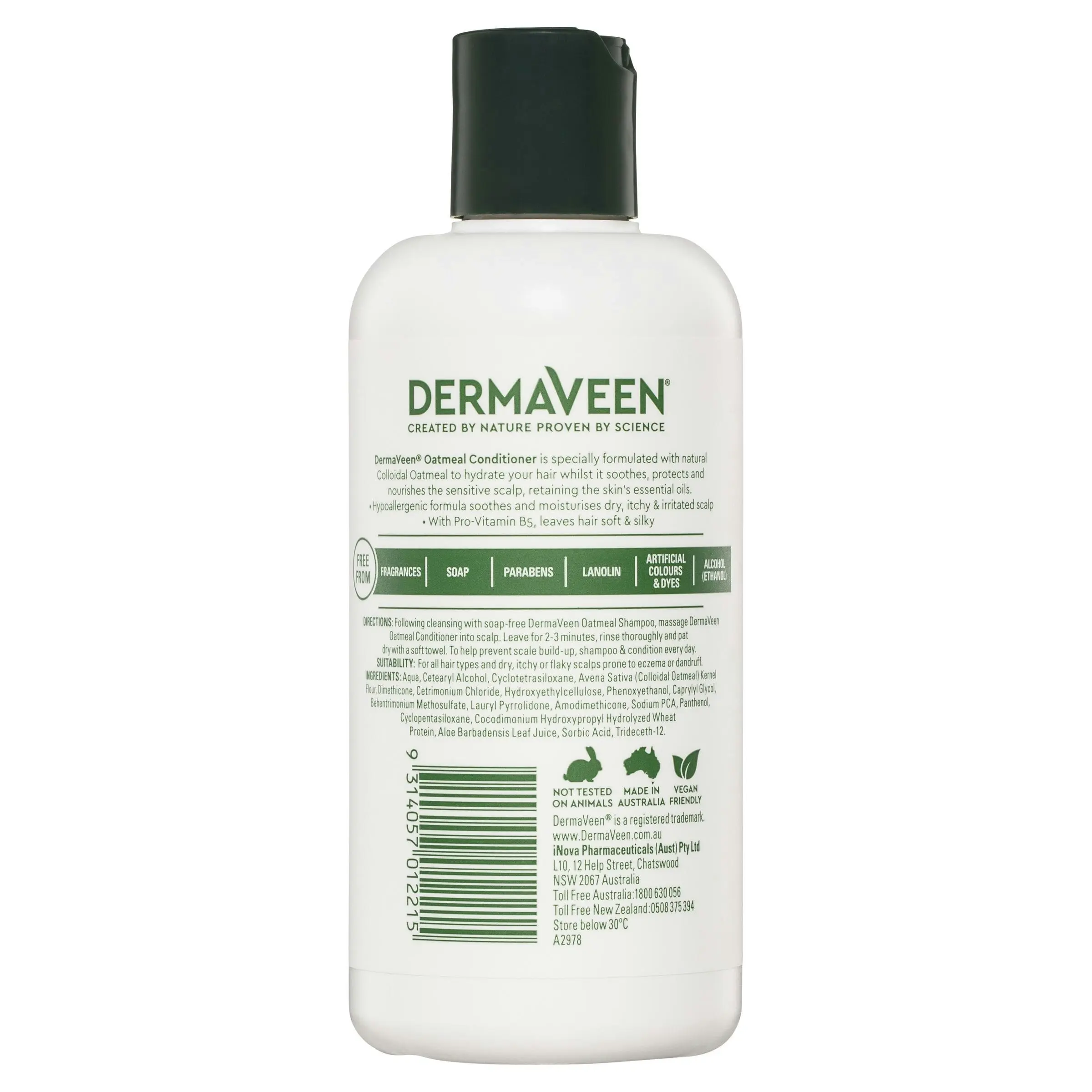 DermaVeen Daily Nourish Oatmeal Conditioner 250mL