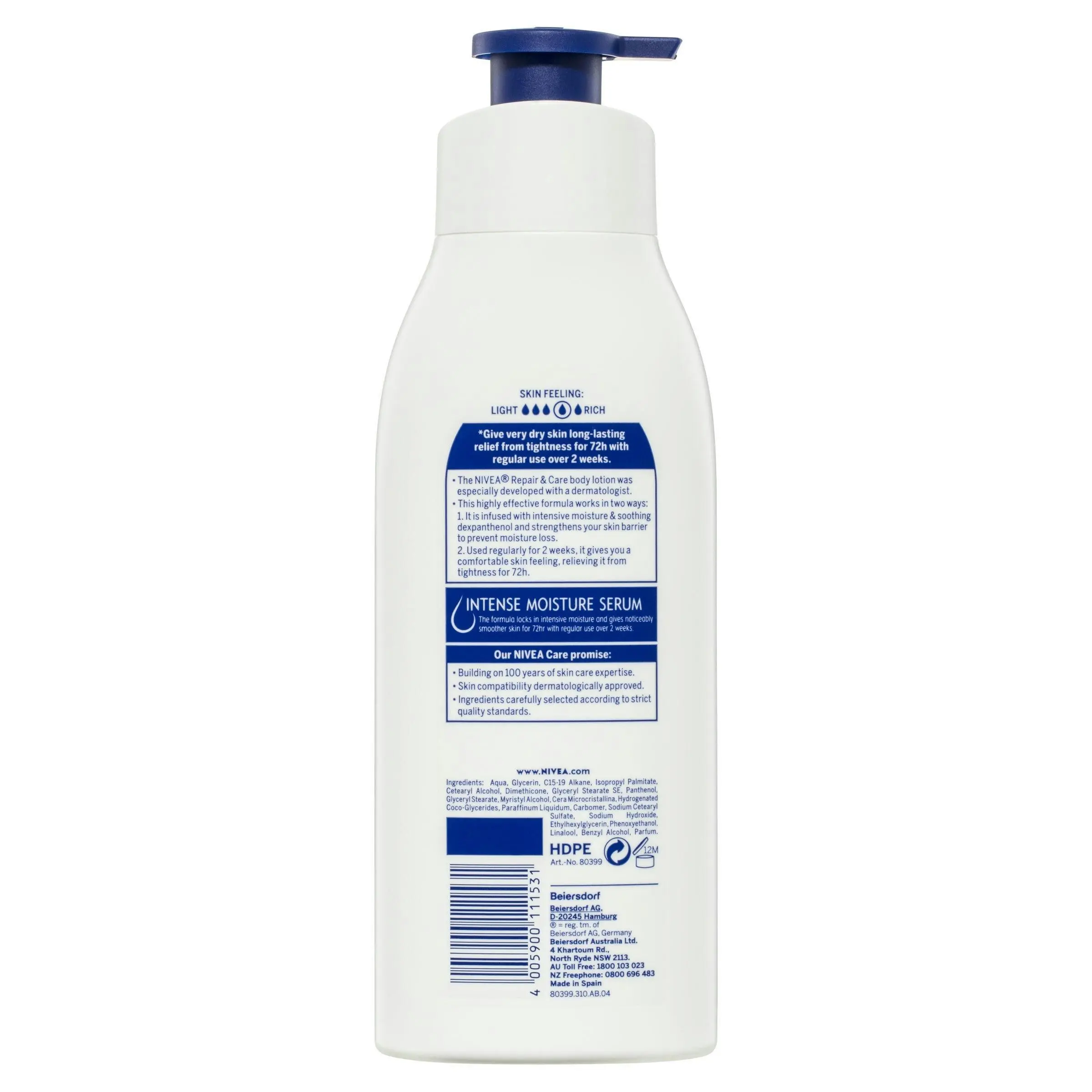 Nivea Repair & Care Body Lotion 400mL