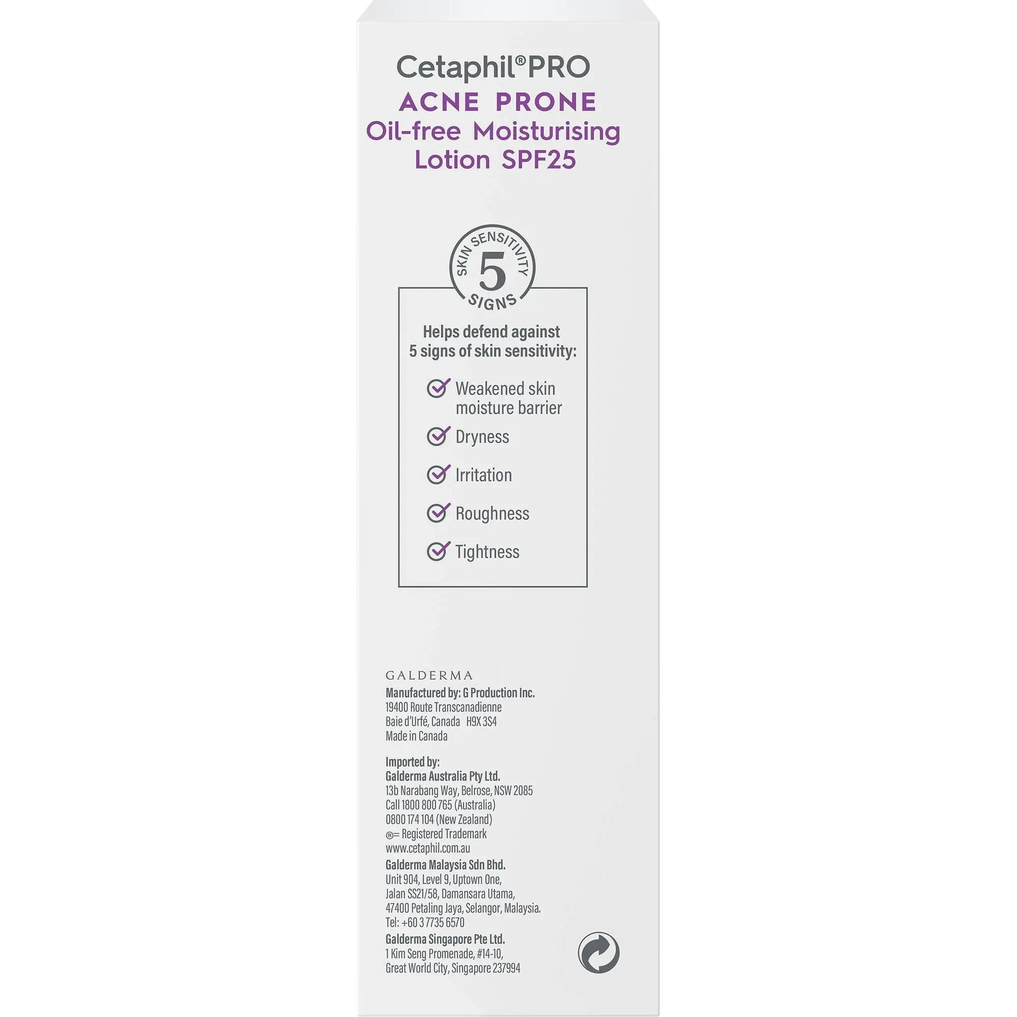 Cetaphil Pro Acne Prone Oil-Free Moisturising Lotion SPF25