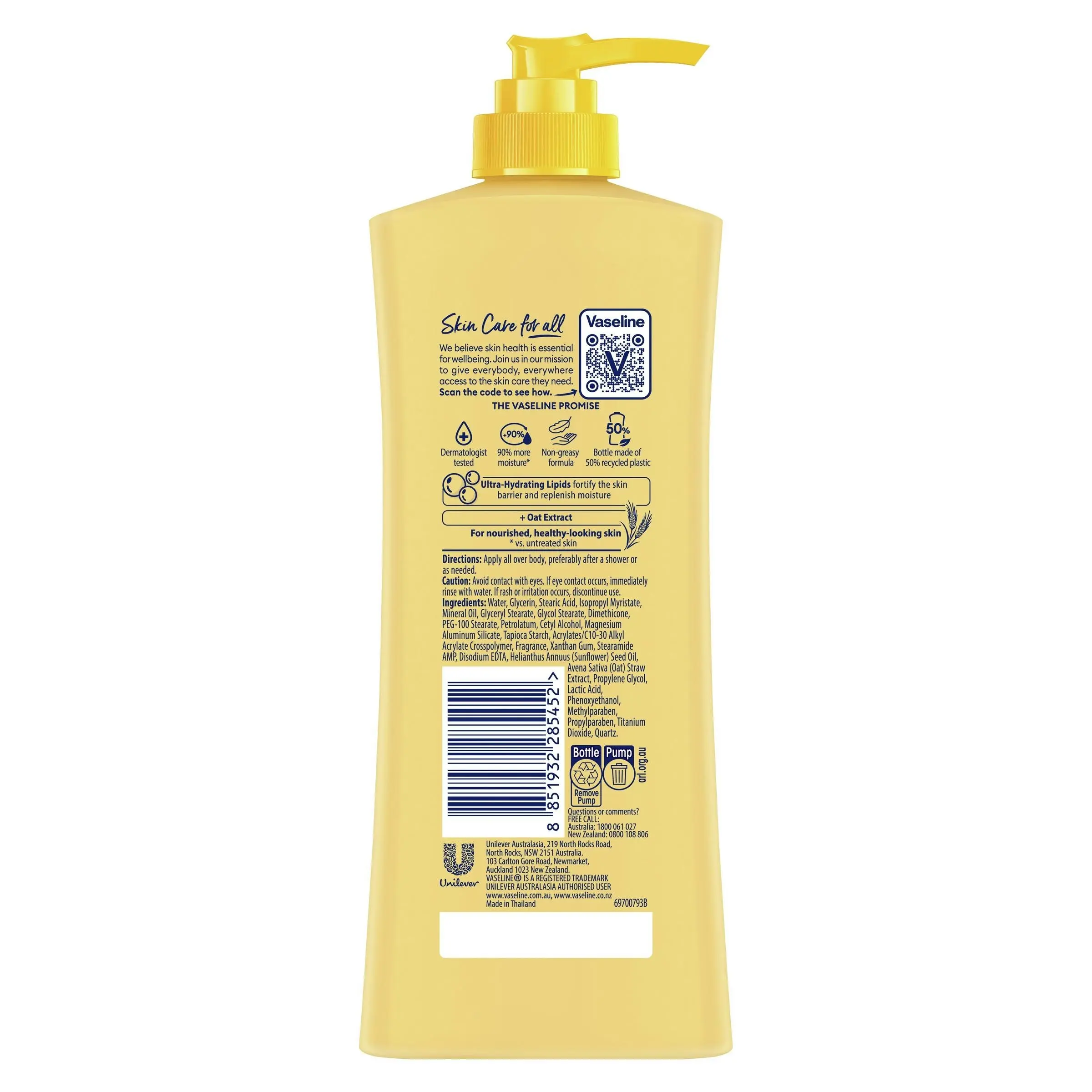 Vaseline Intensive Care Deep Restore Body Lotion 400mL