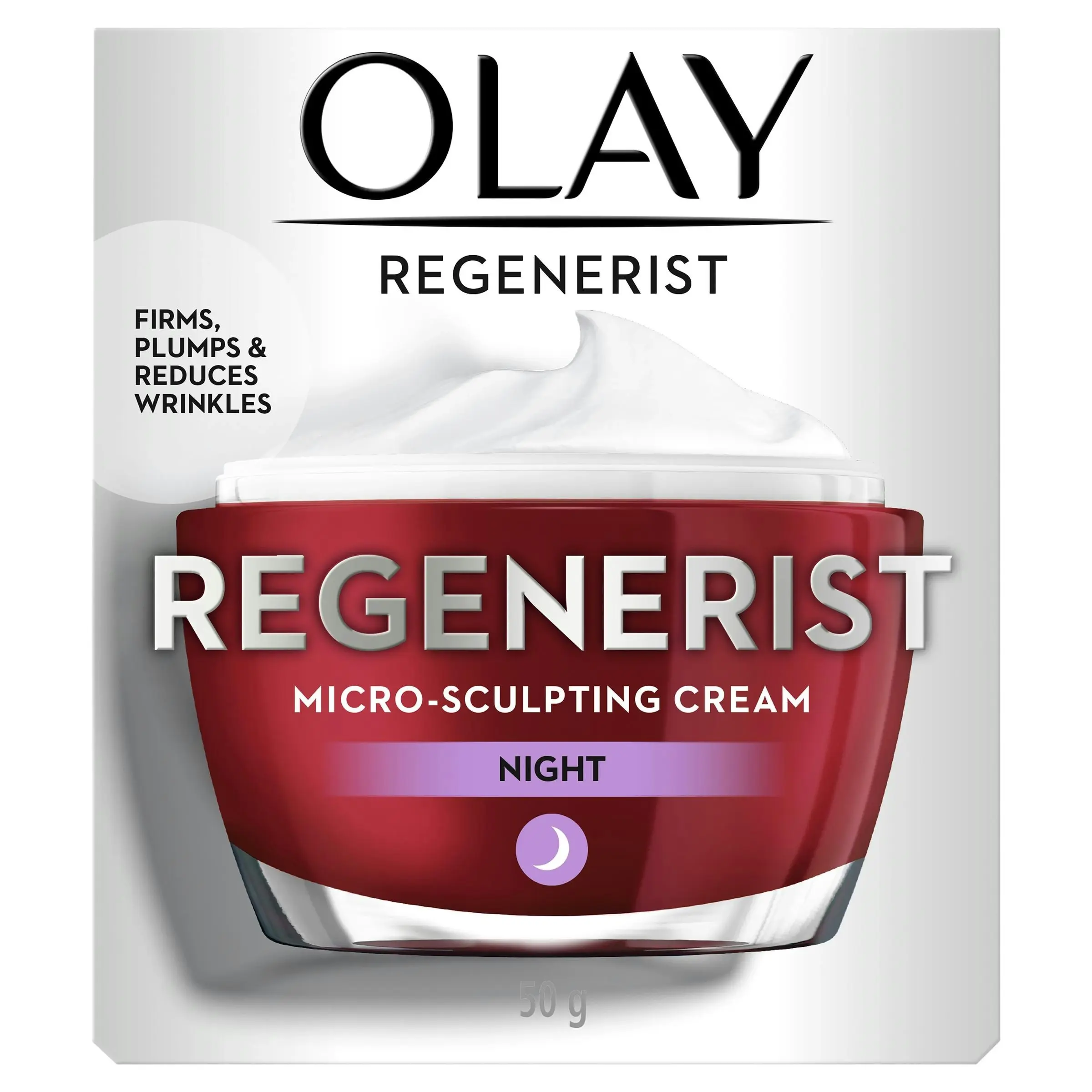 Olay Regenerist Micro-Sculpting Night Face Cream Moisturiser 50g