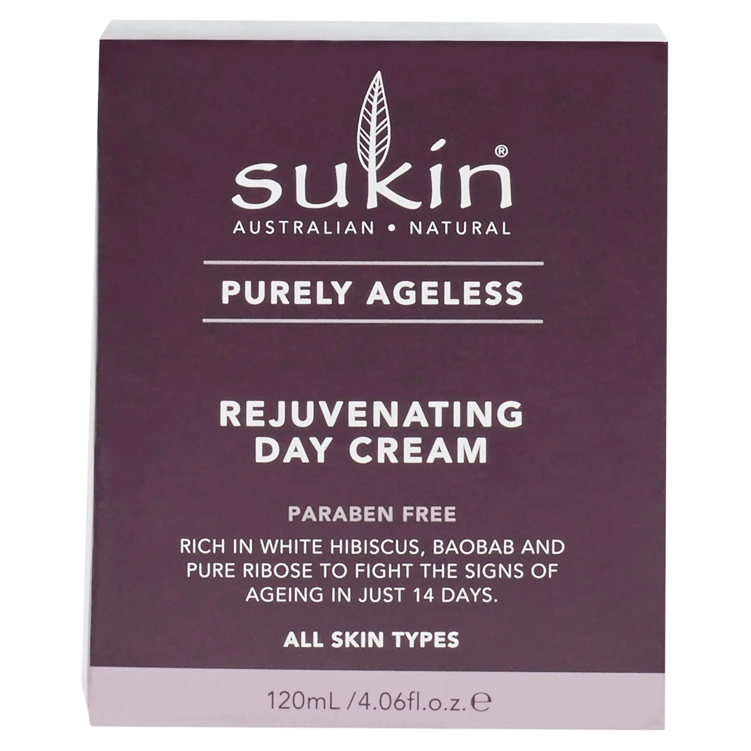 Sukin Purely Ageless Rejuvenating Day Cream 120mL