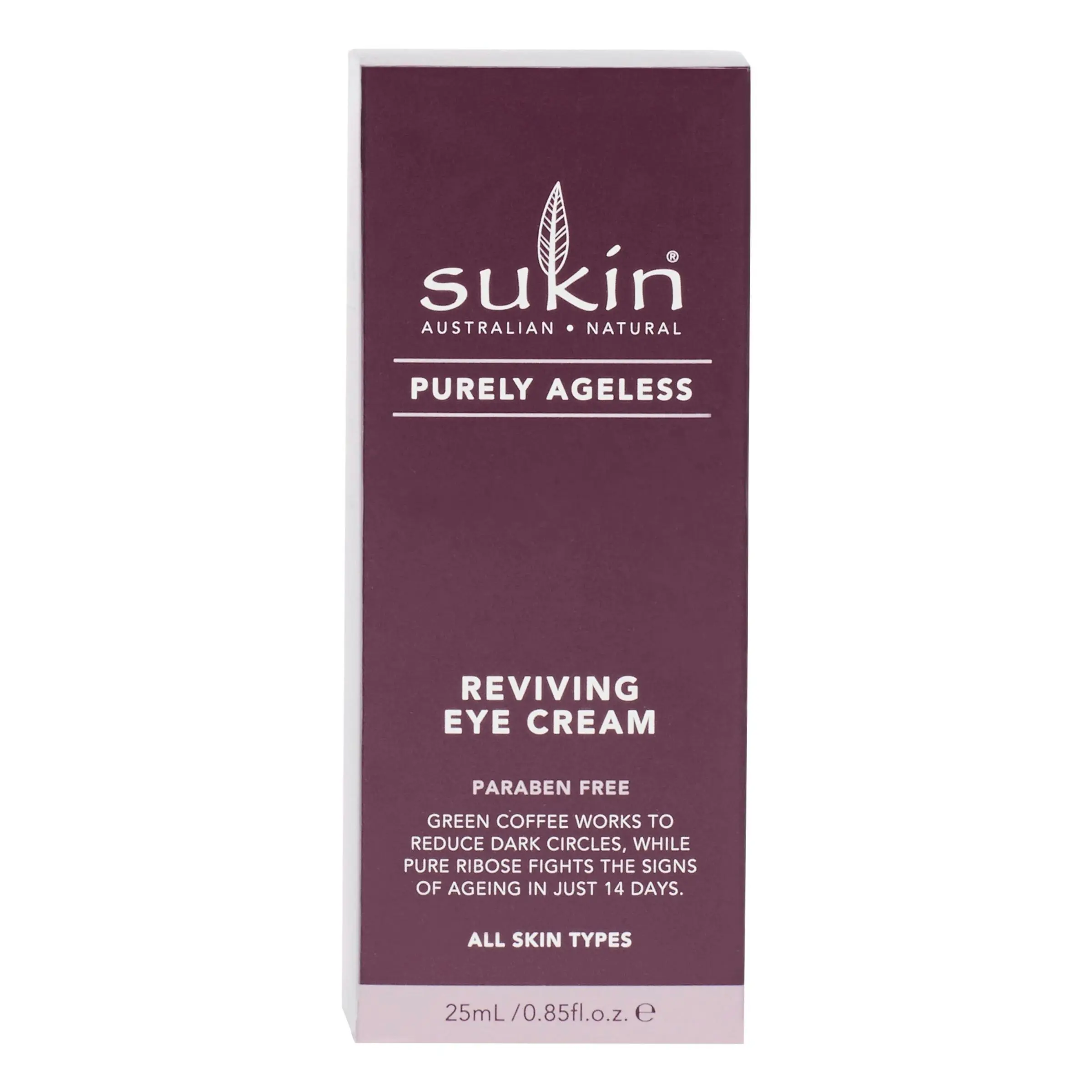 Sukin Purely Ageless Reviving Eye Cream 25mL