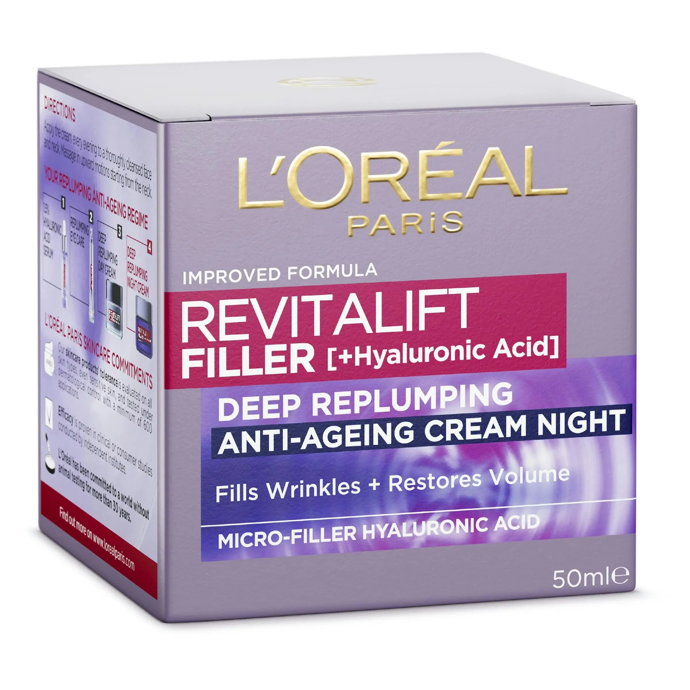 L'Oreal Revitalift Filler Night 50mL