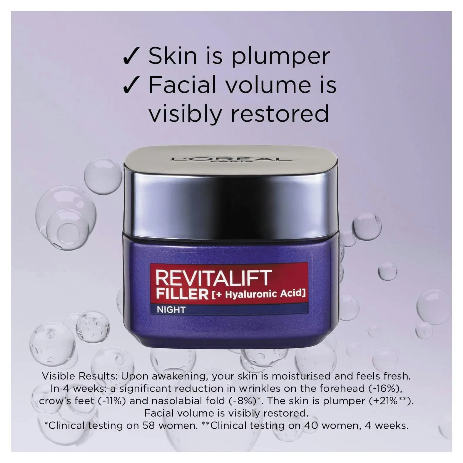 L'Oreal Revitalift Filler Night 50mL