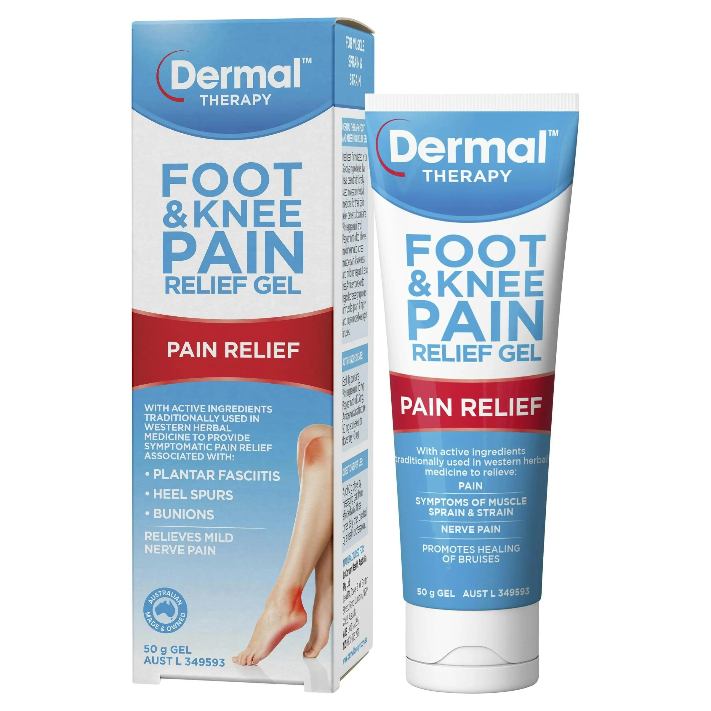 Dermal Therapy Foot & Knee Pain Relief Gel 50g