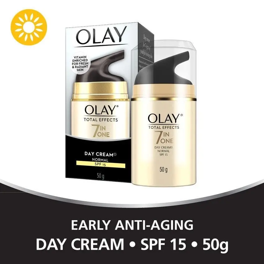 Olay Total Effects Face Cream Moisturiser Normal SPF15+ 50g