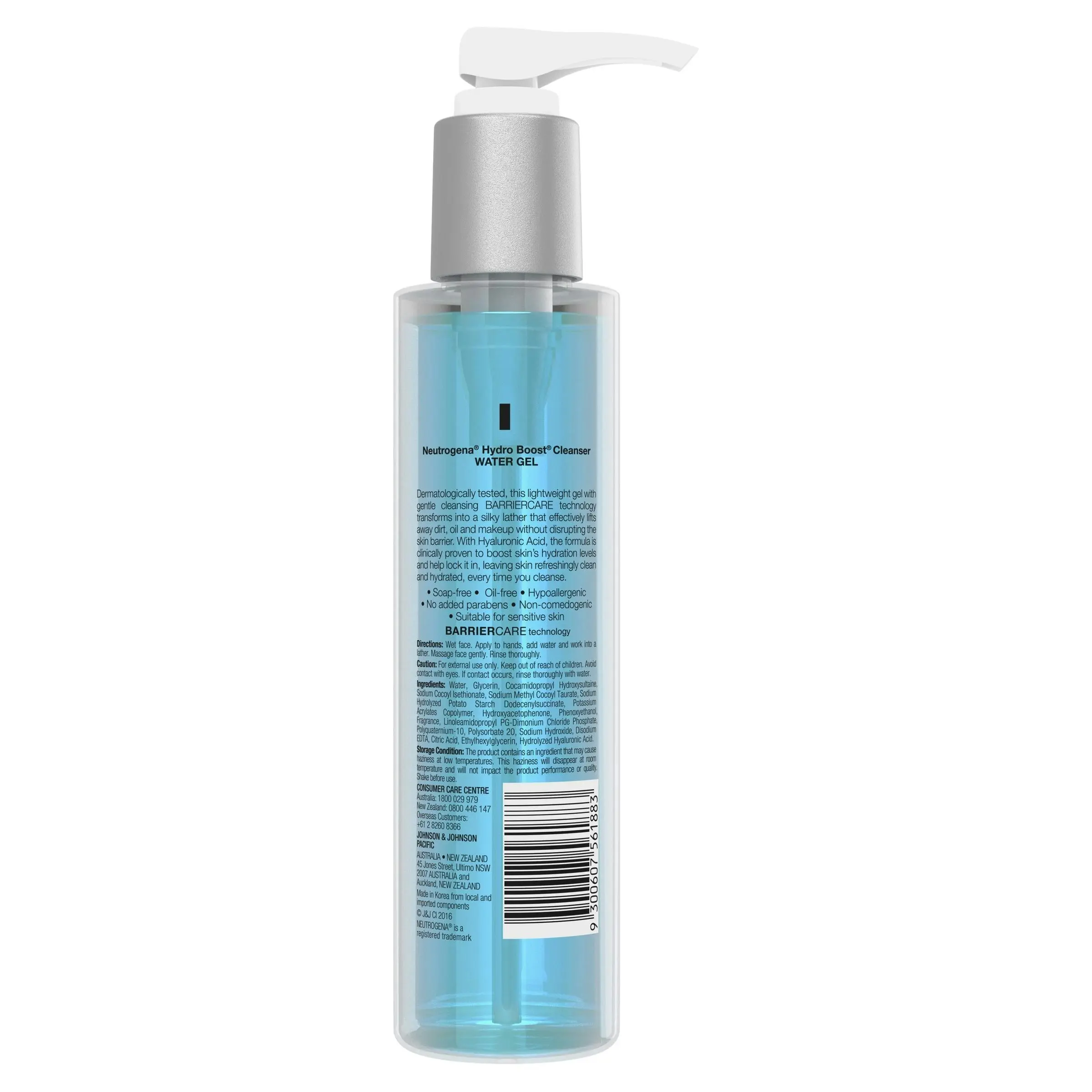 Neutrogena Hydro Boost Cleanser Water Gel 145mL