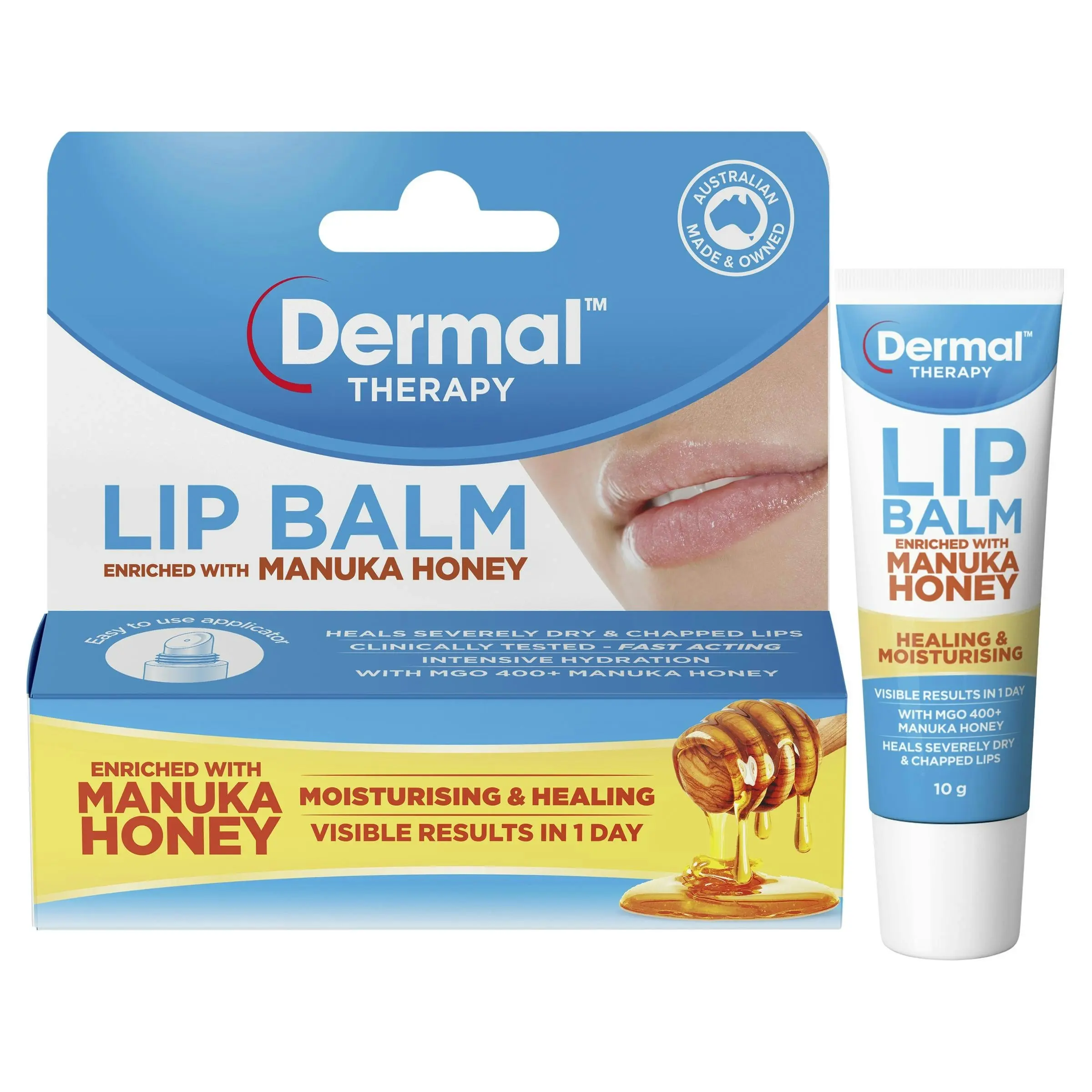 Dermal Therapy Lip Balm Enriched with Manuka Honey 10g