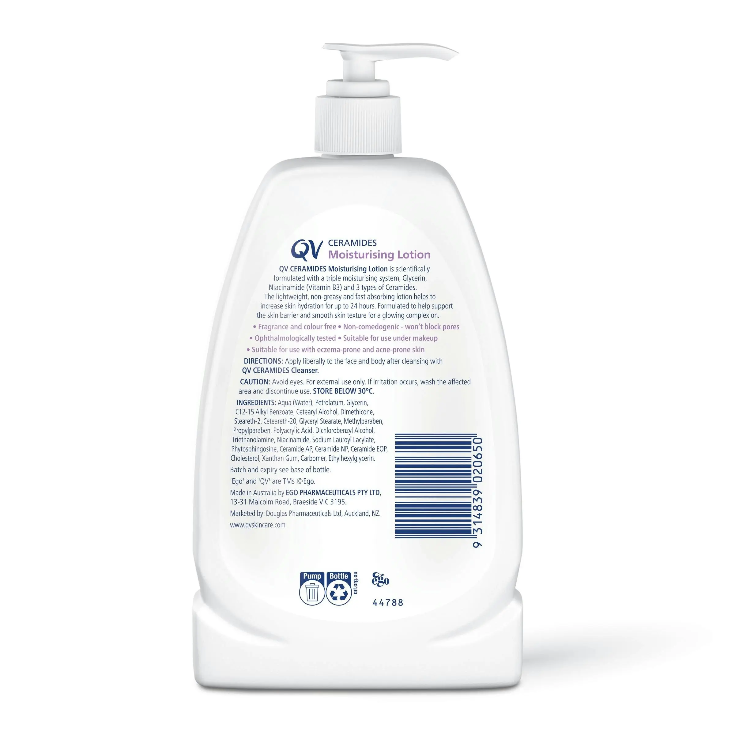 Ego QV Ceramides Lotion 350mL Pump