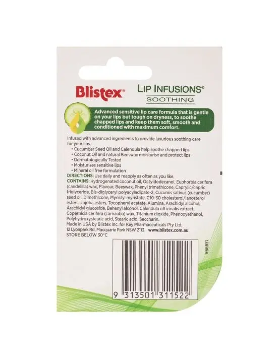 Blistex Lip Infusion Soothing 3.7g