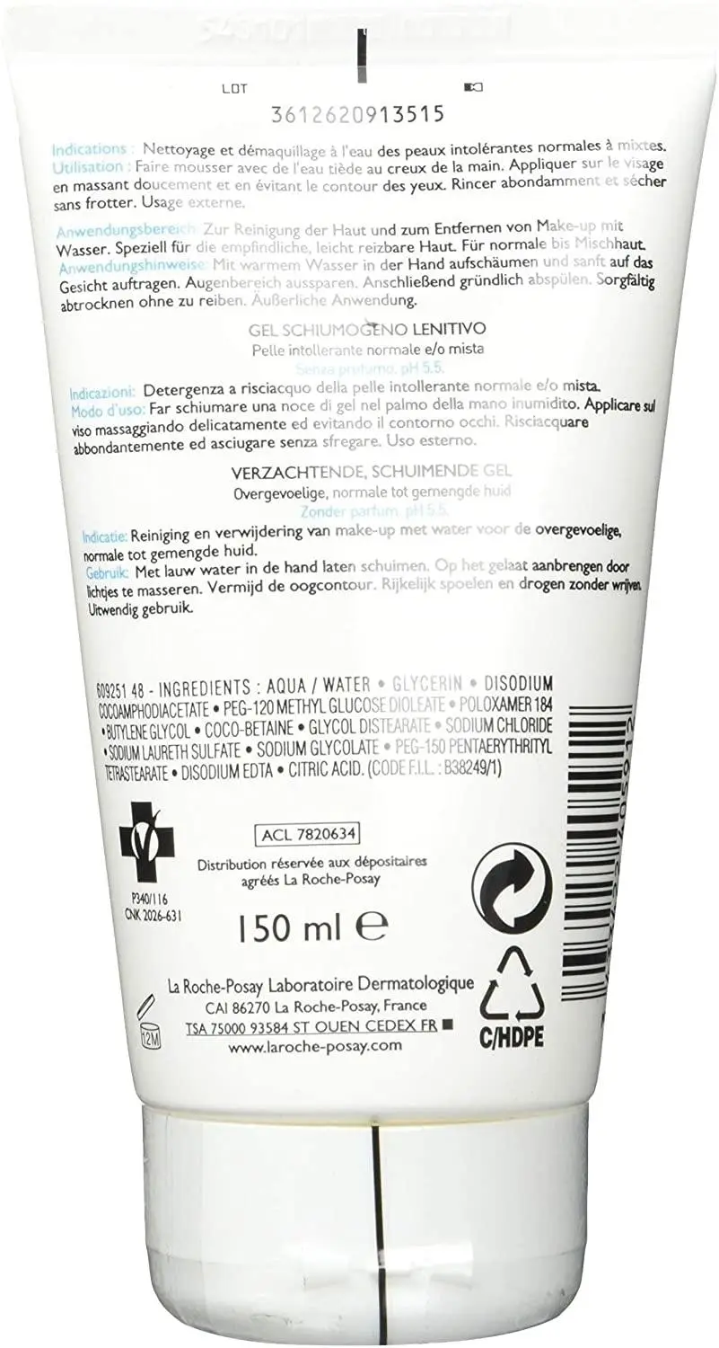 La Roche-Posay Toleriane Softening Foaming Gel 150mL