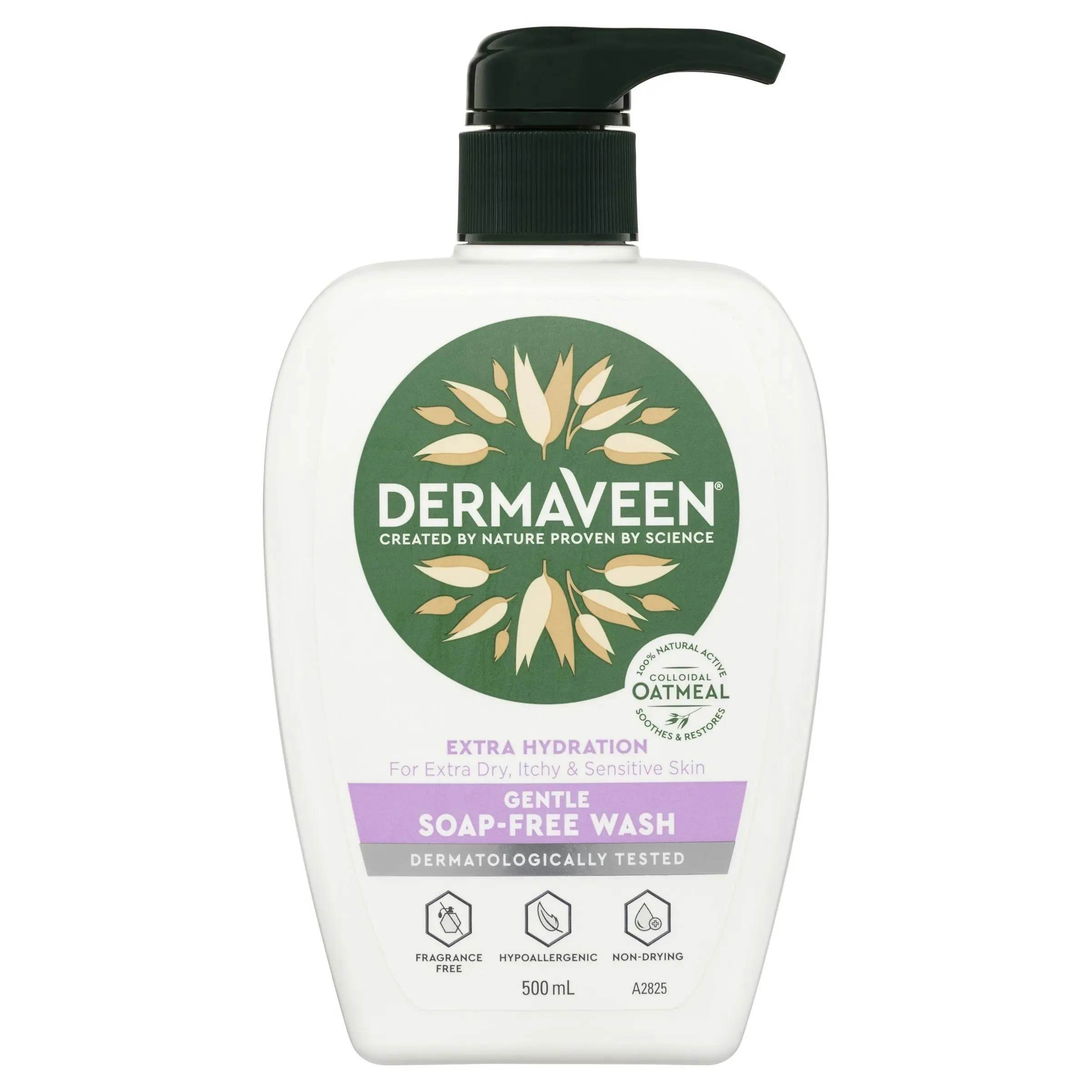 DermaVeen Extra Hydration Gentle Soap-Free Wash 500mL