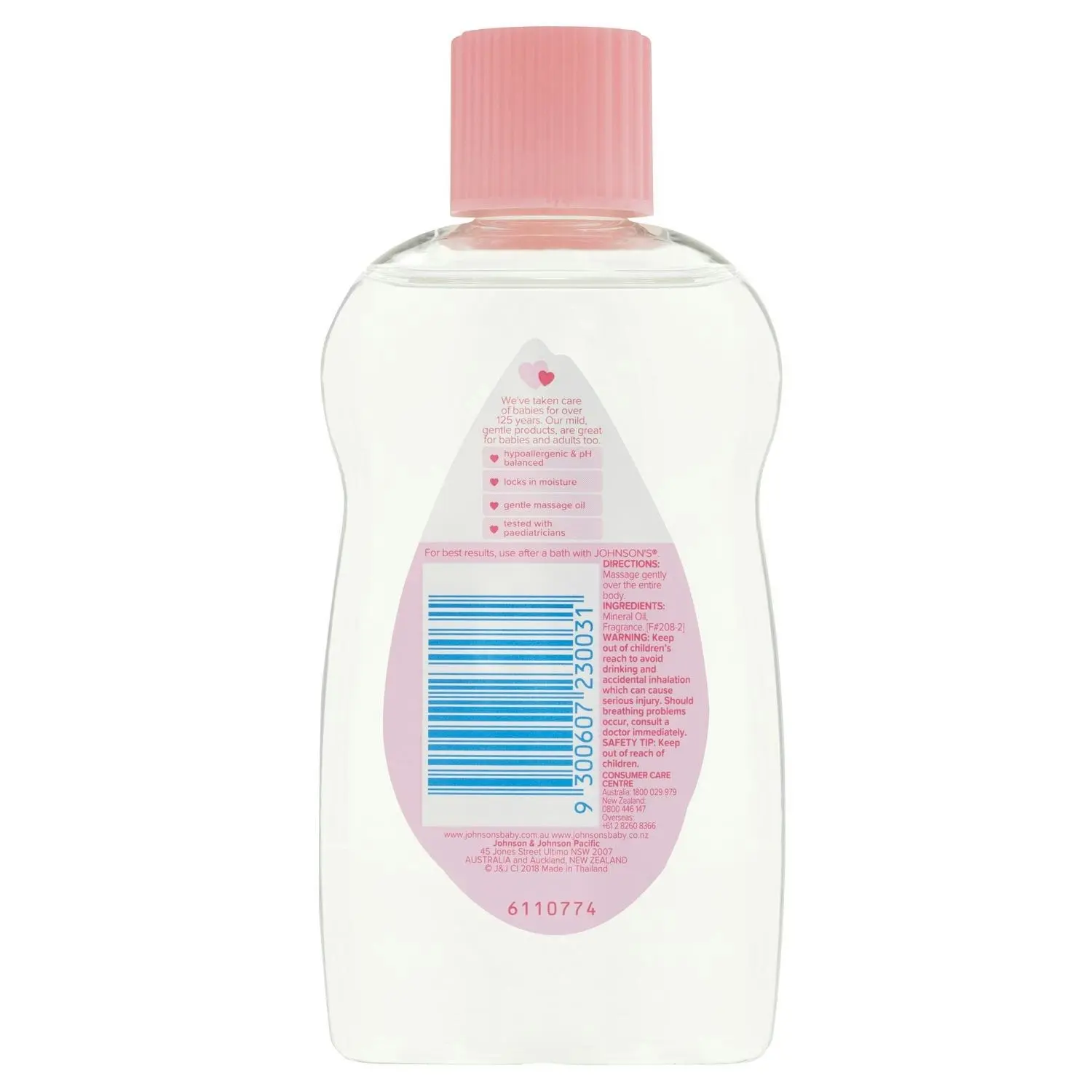 Johnson's Baby Oil 200mL