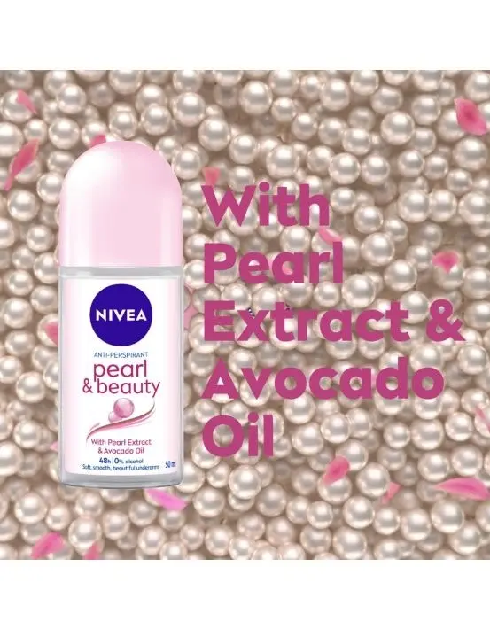 Nivea Deodorant Roll On Pearl And Beauty 50mL