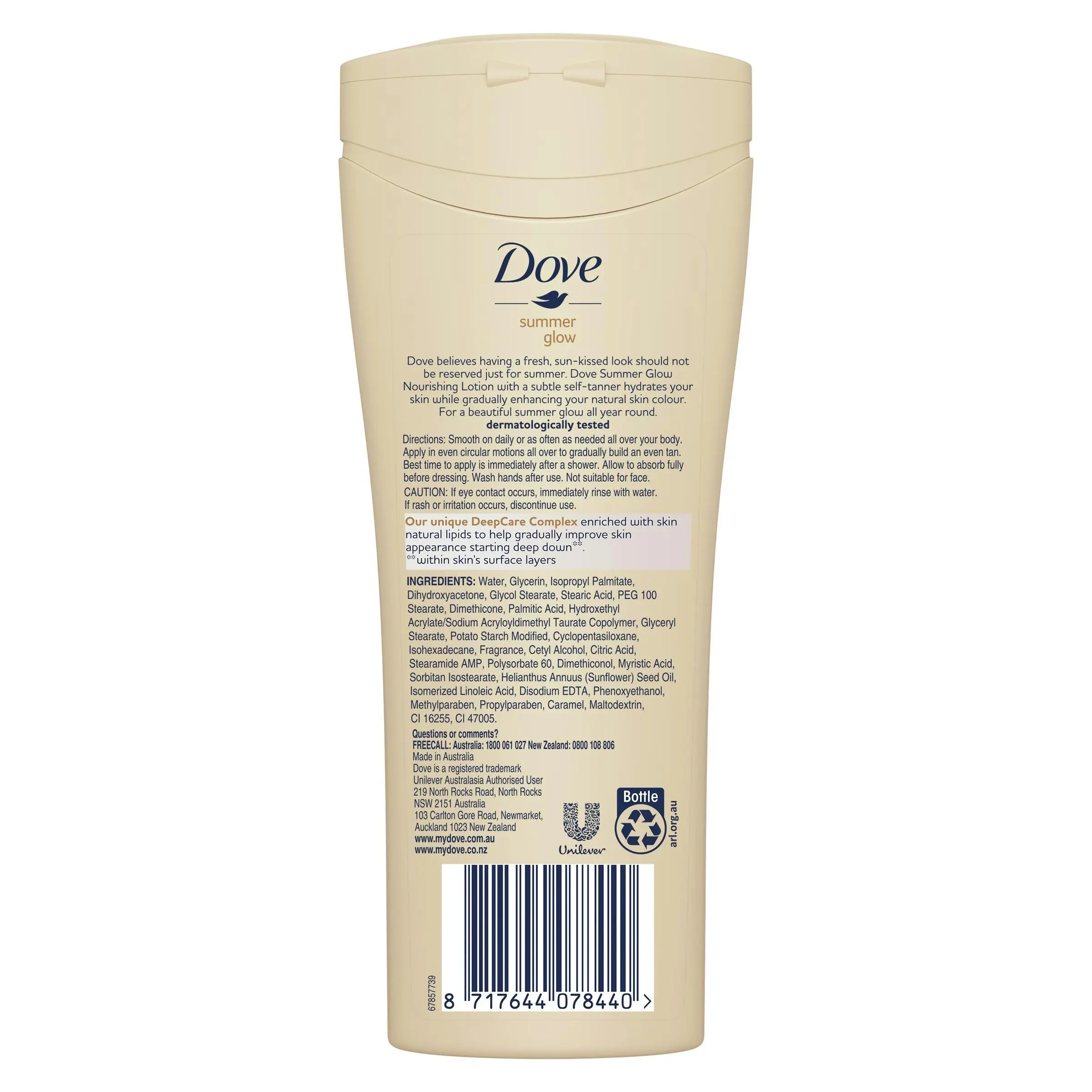 Dove Body Lotion Fair To Medium Skin 400mL