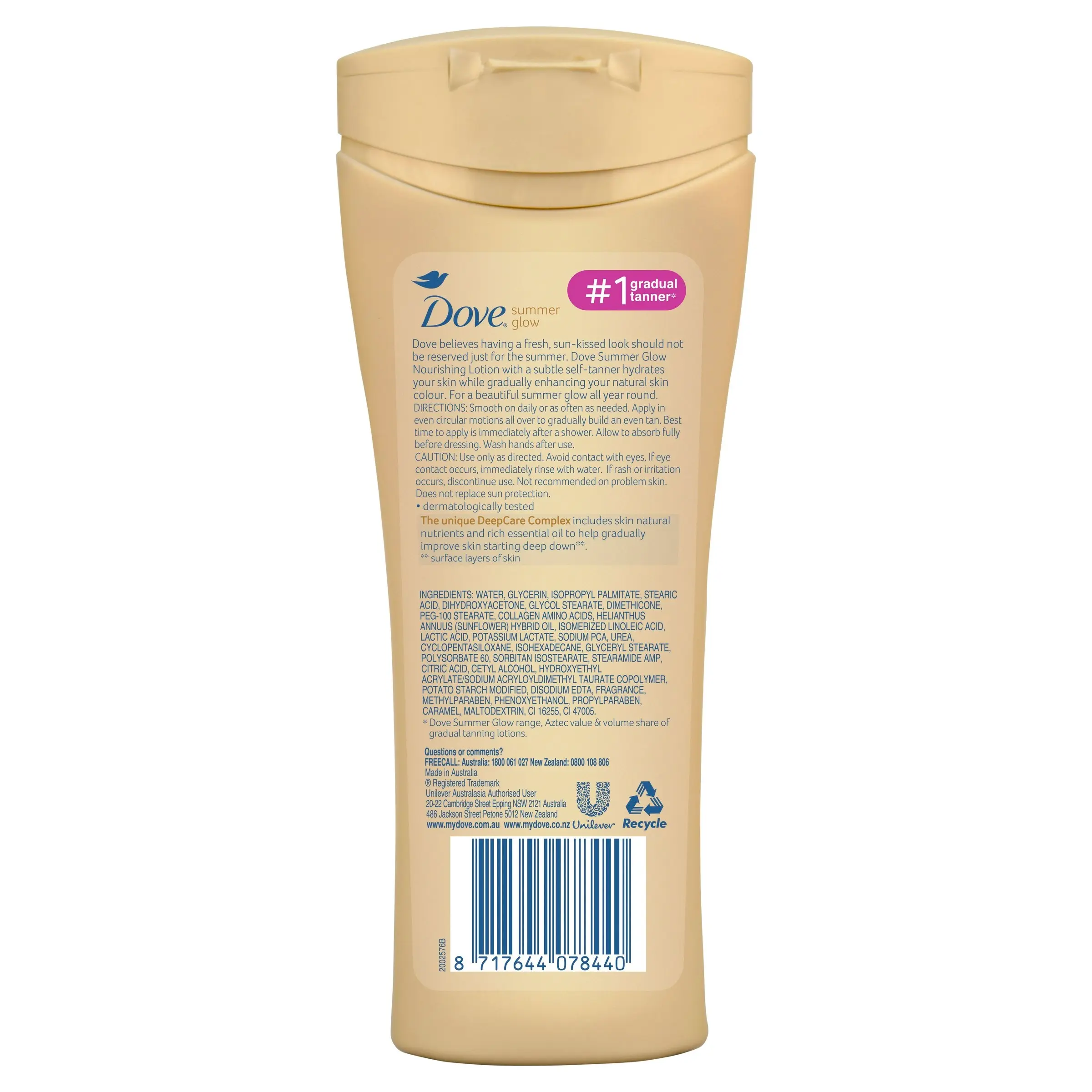 Dove Body Lotion Fair To Medium Skin 400mL