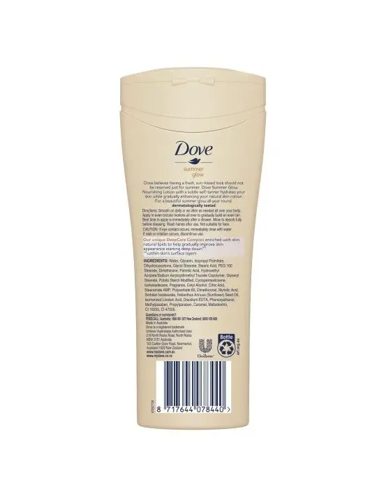 Dove Body Lotion Fair To Medium Skin 400mL