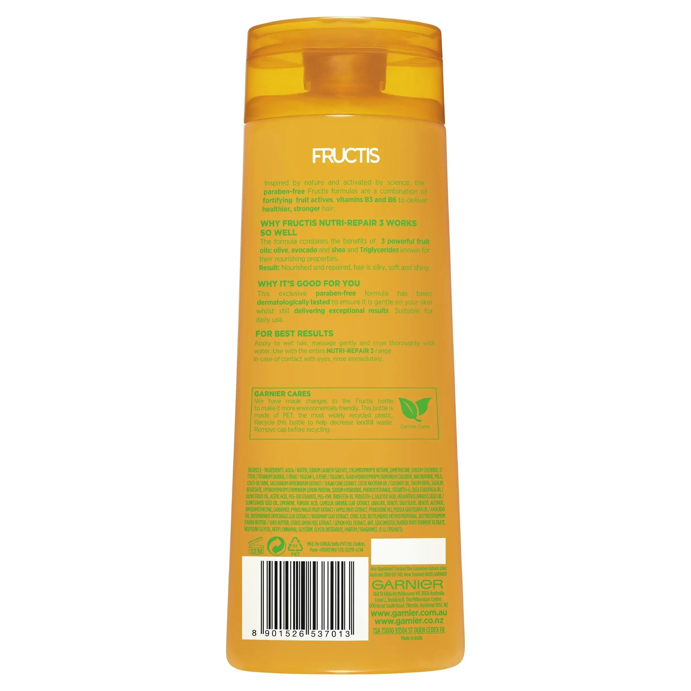 Garnier Fructis Nutri-Repair 3 Shampoo 315mL