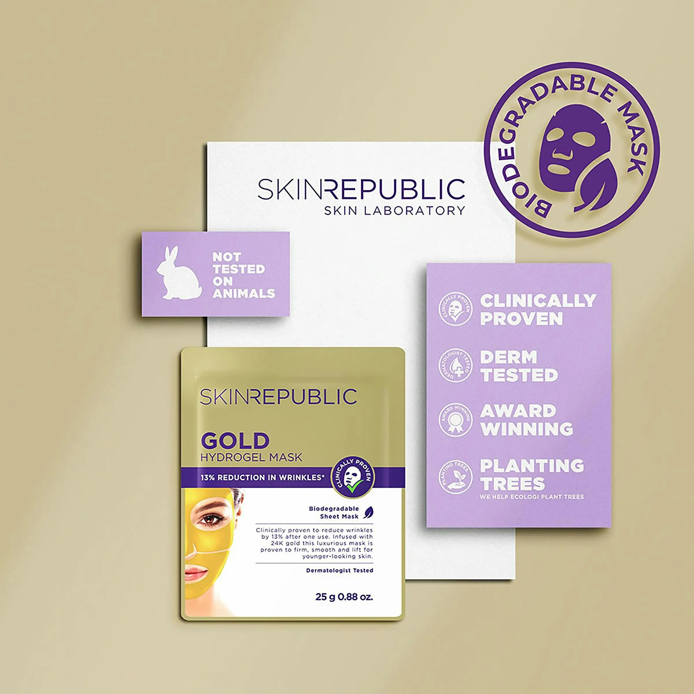 Skin Republic Gold Hydrogel Mask