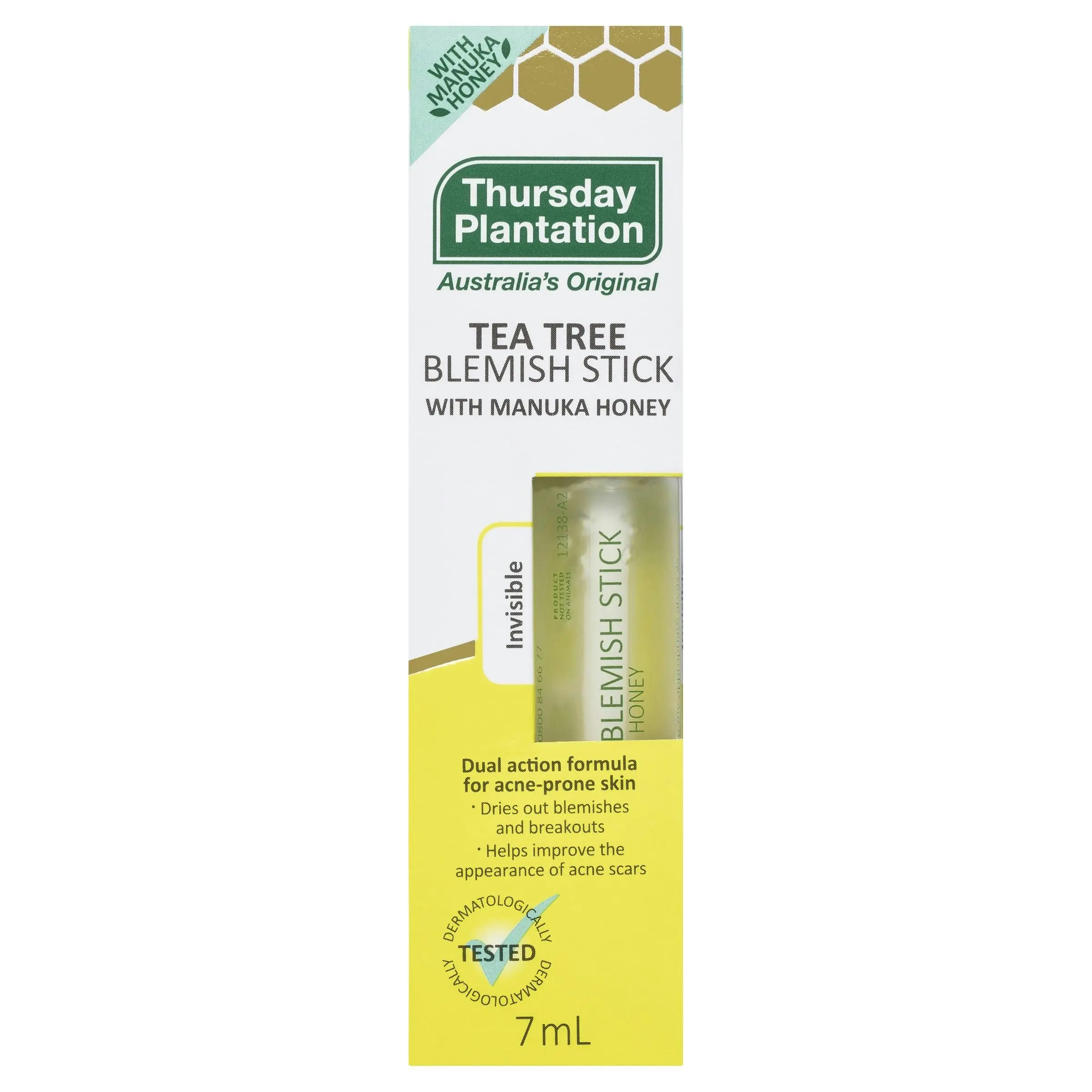 Thursday Plantation Tea Tree Blemish Stick With Manuka Honey 7mL