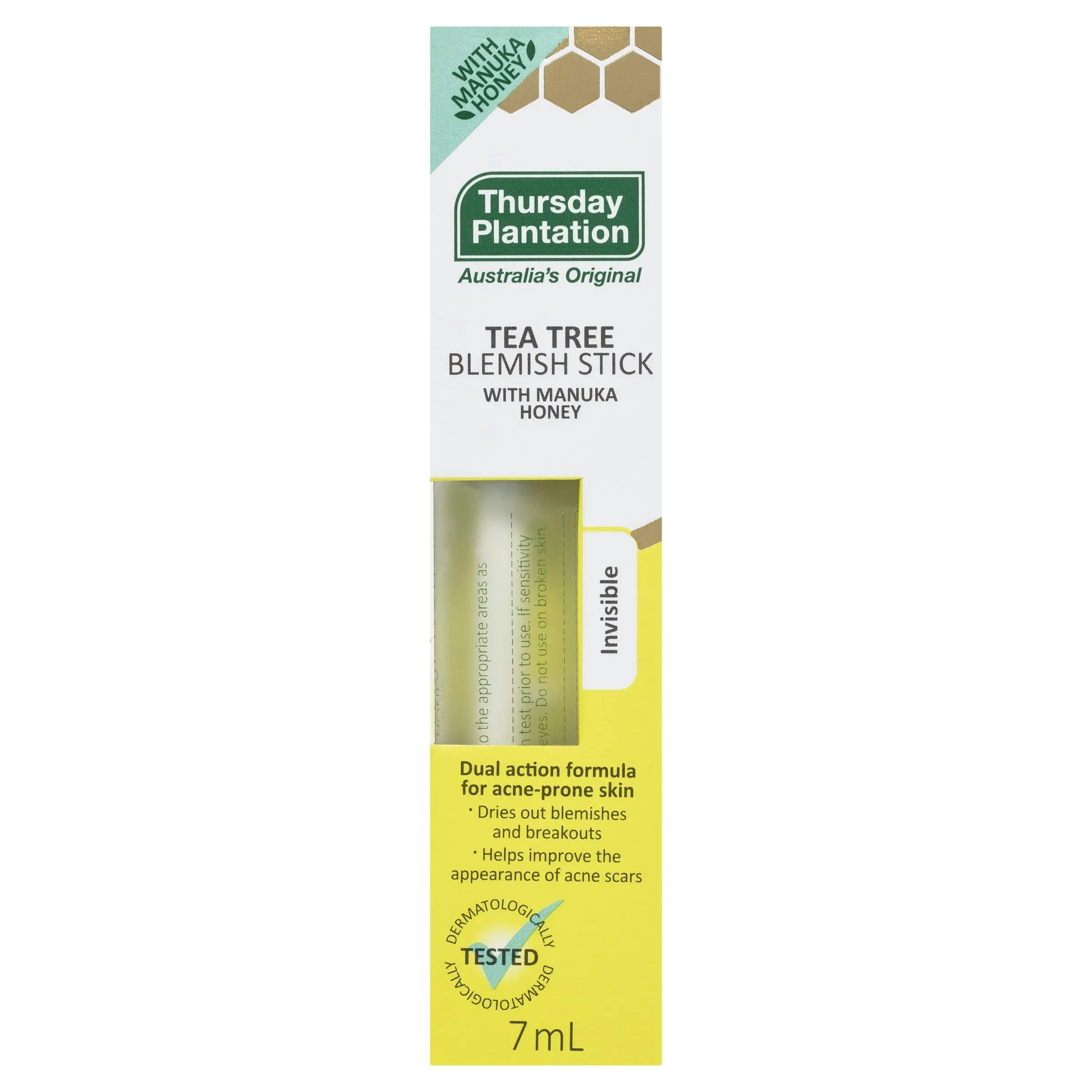 Thursday Plantation Tea Tree Blemish Stick With Manuka Honey 7mL