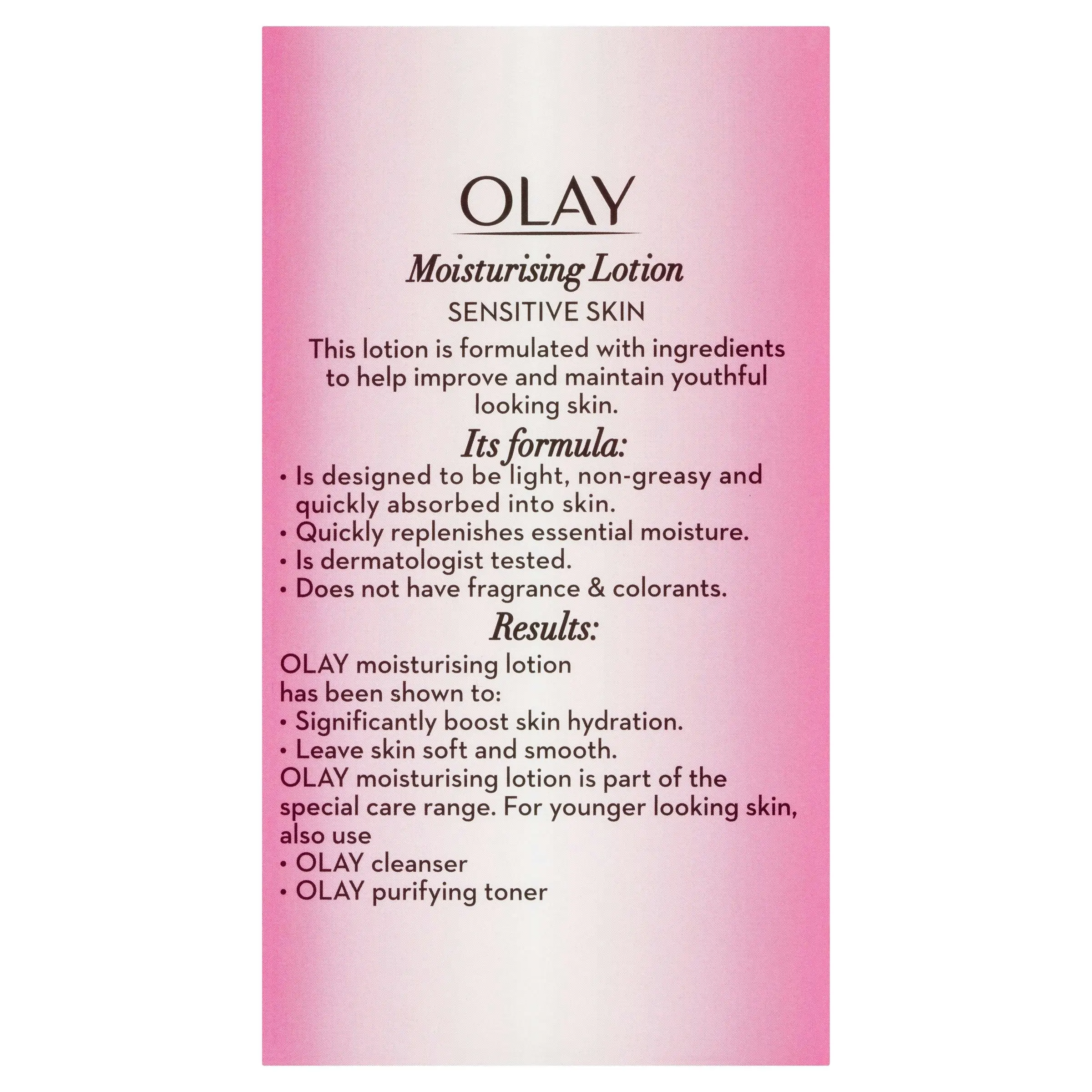 Olay Moisturising Lotion Sensitive 150mL