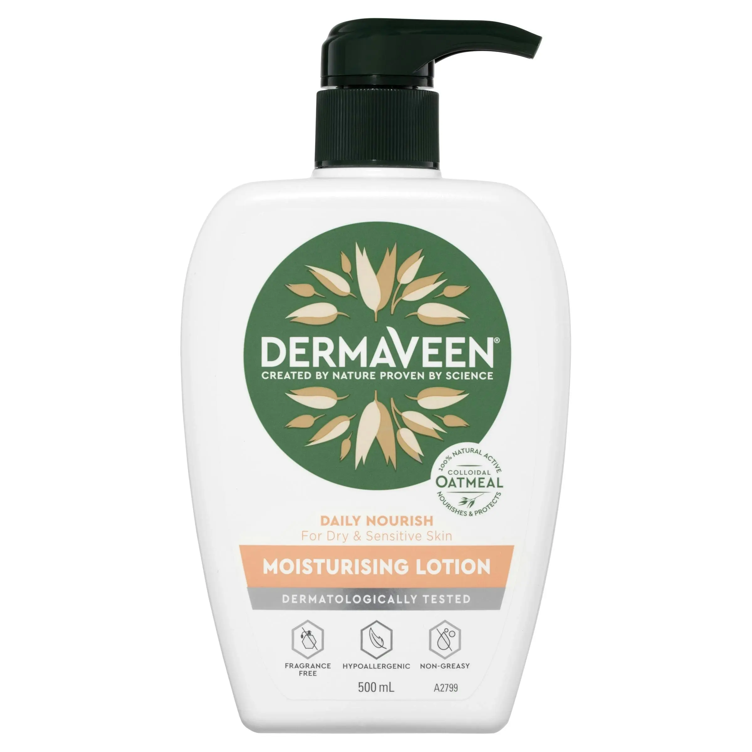 DermaVeen Daily Nourish Moisturising Lotion 500mL