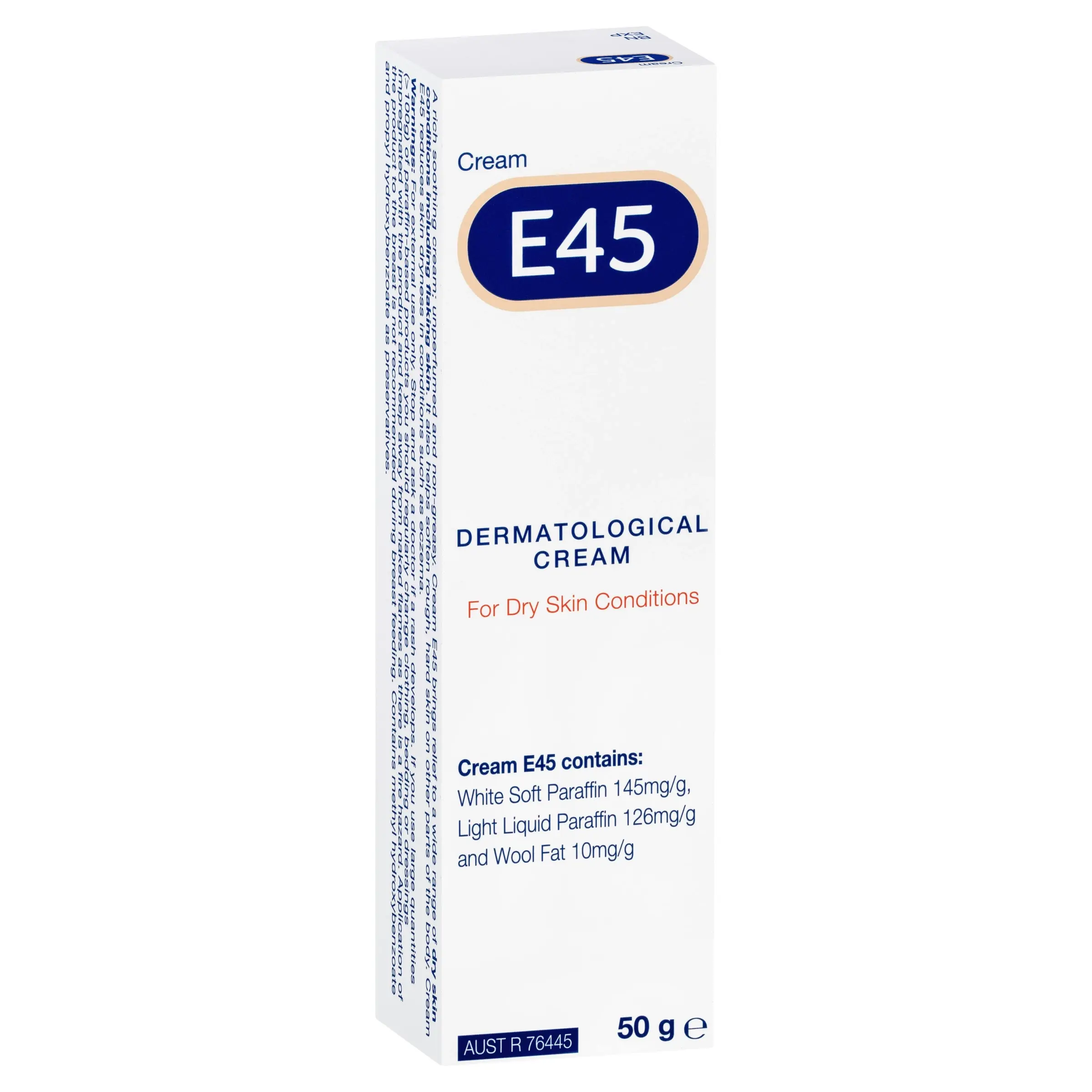 E45 Moisturising Cream for Dry Skin & Eczema 50g