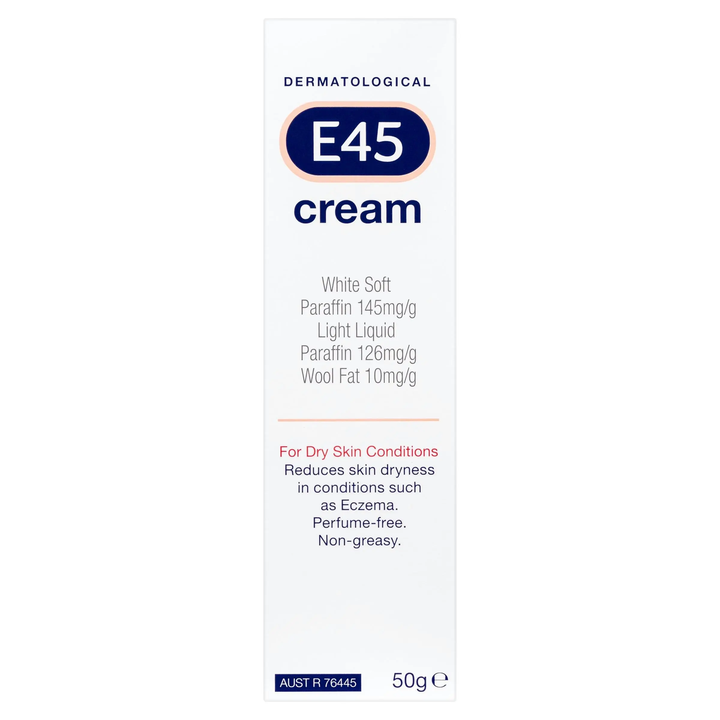 E45 Moisturising Cream for Dry Skin & Eczema 50g