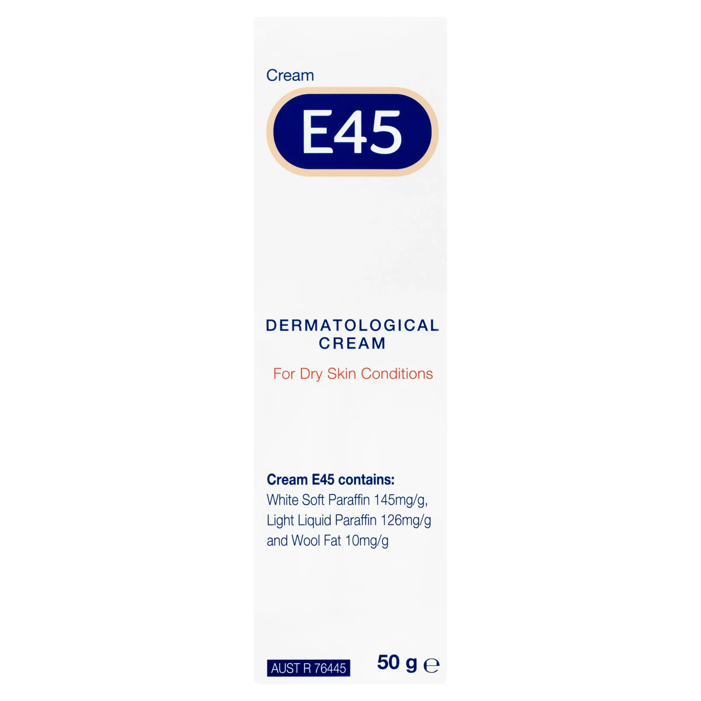 E45 Moisturising Cream for Dry Skin & Eczema 50g