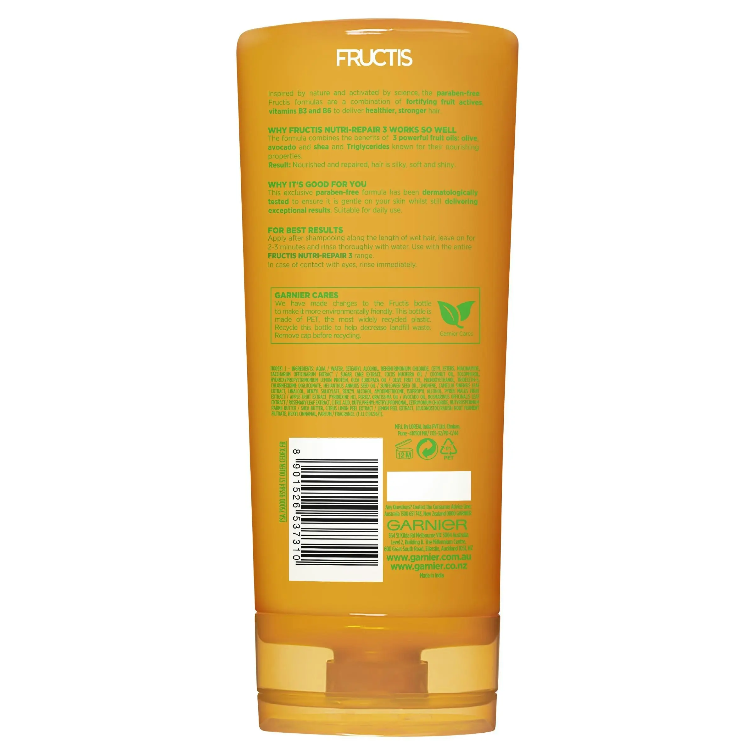 Garnier Fructis Nutri-Repair 3 Conditioner 315mL