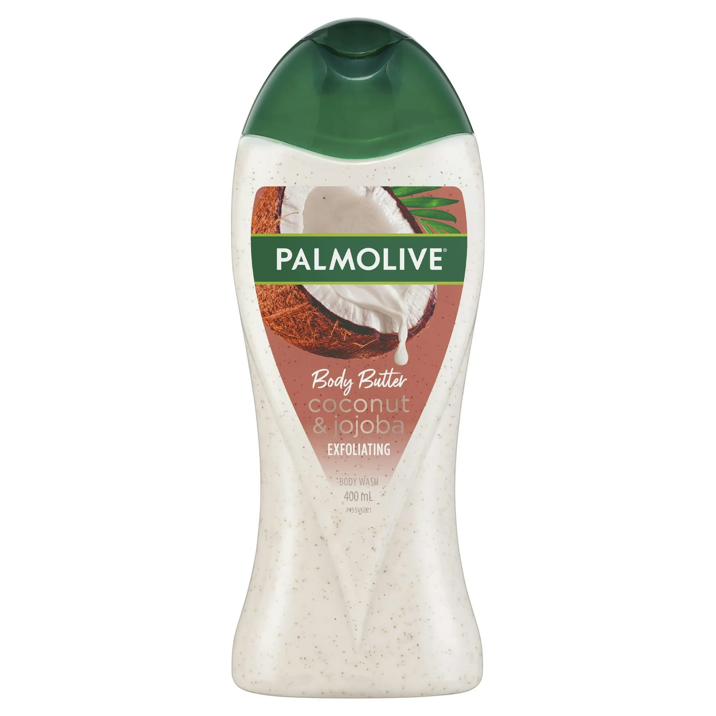 Palmolive Body Butter Coconut Scrub Exfoliating Body Wash 400mL