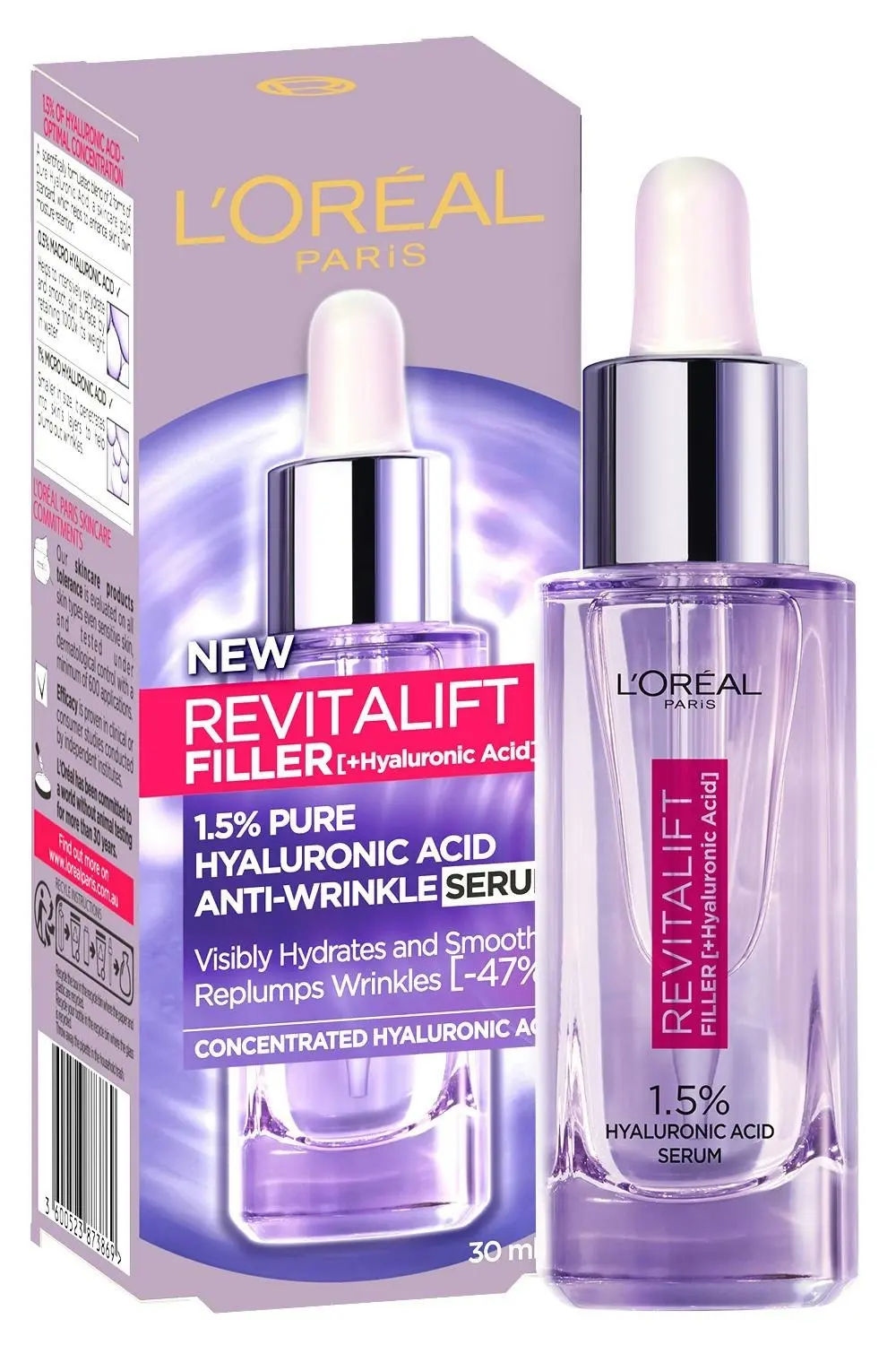 L'Oreal Revitalift Filler Anti Wrinkle Serum 30mL