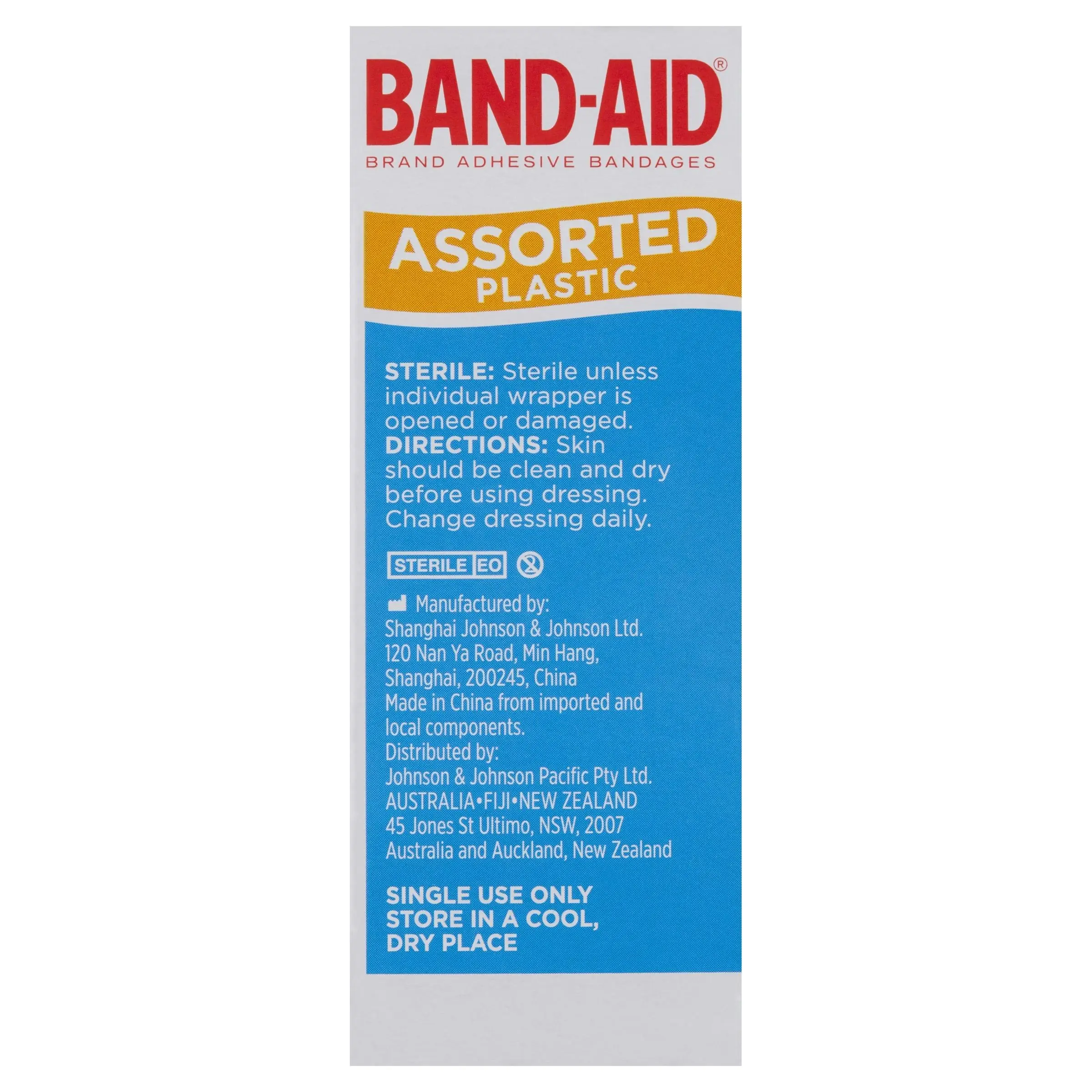 BAND-AID Assorted Plastic Shapes 50 Pack