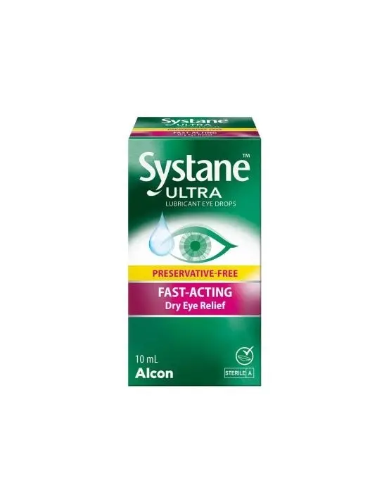 SYSTANE Ultra Preservative-Free Lubricant Eye Drops 10mL