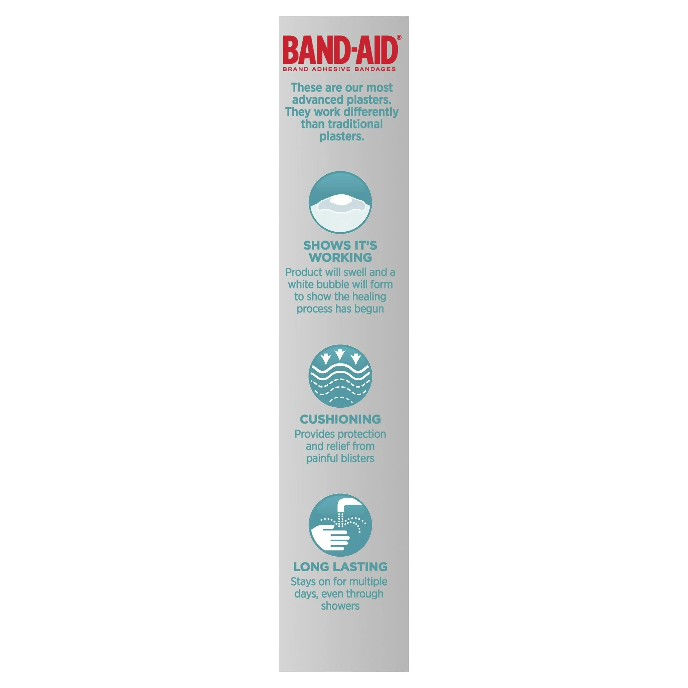 BAND-AID Advanced Healing Hydro Seal Blister Block 4 Pack