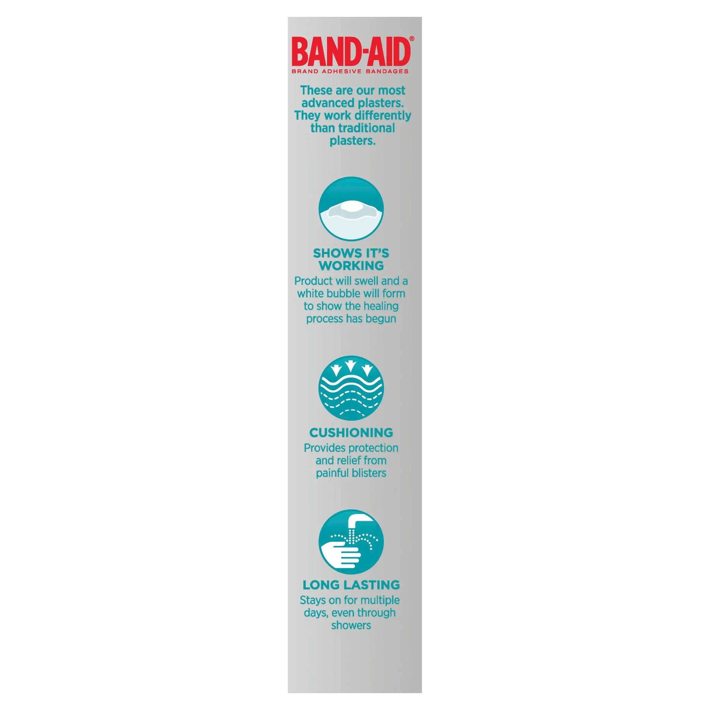 BAND-AID Advanced Healing Hydro Seal Blister Block 4 Pack