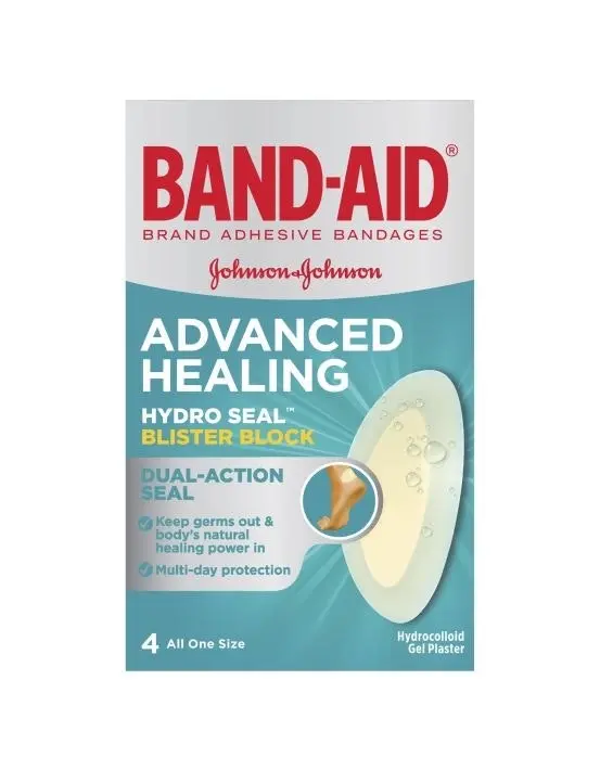 BAND-AID Advanced Healing Hydro Seal Blister Block 4 Pack