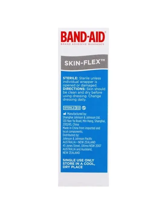 BAND-AID Skin-Flex Strips 20 Pack