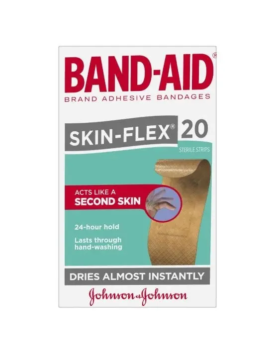 BAND-AID Skin-Flex Strips 20 Pack