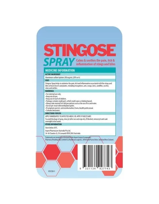 STINGOSE Spray 25mL