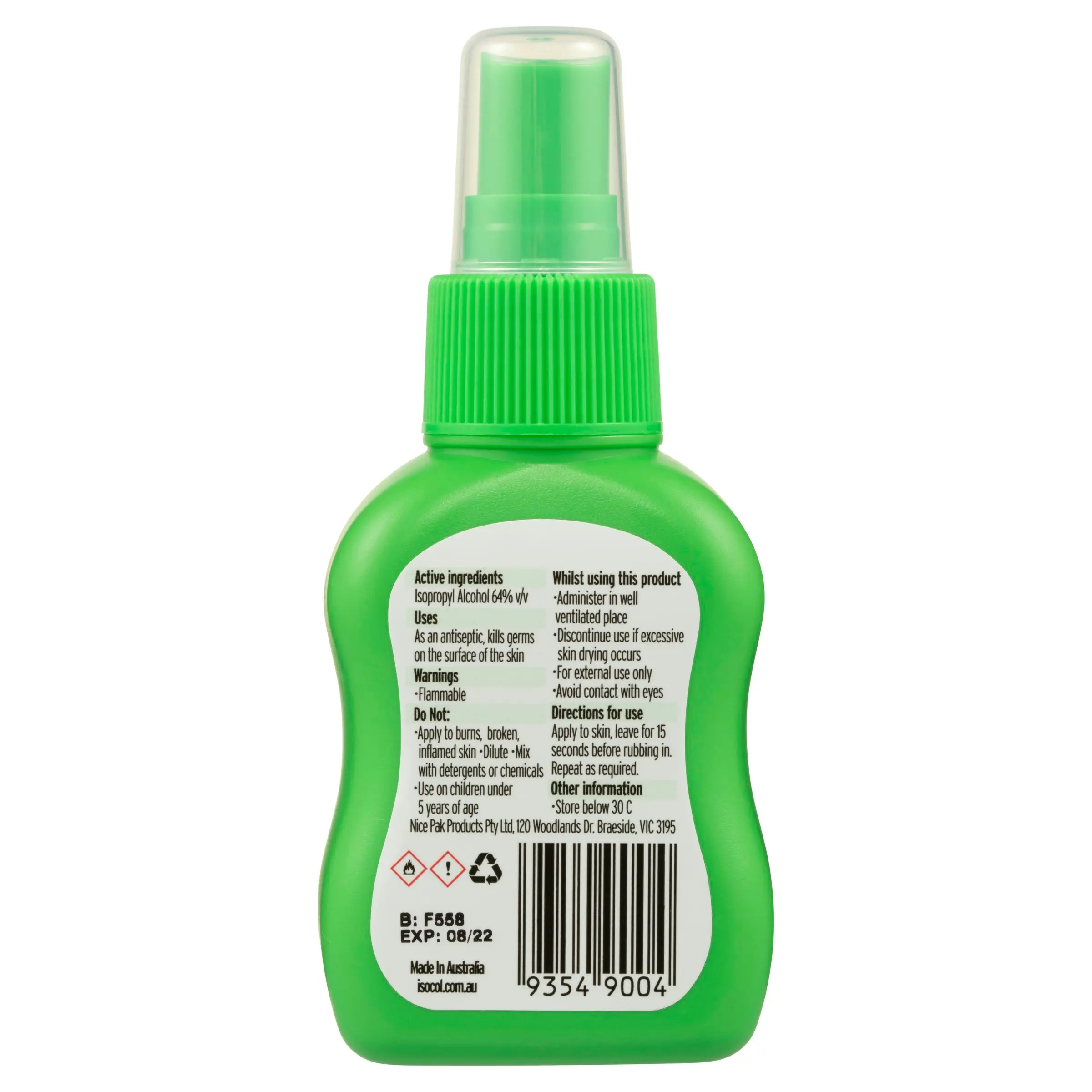 Isocol Rubbing Alcohol Antiseptic 75mL