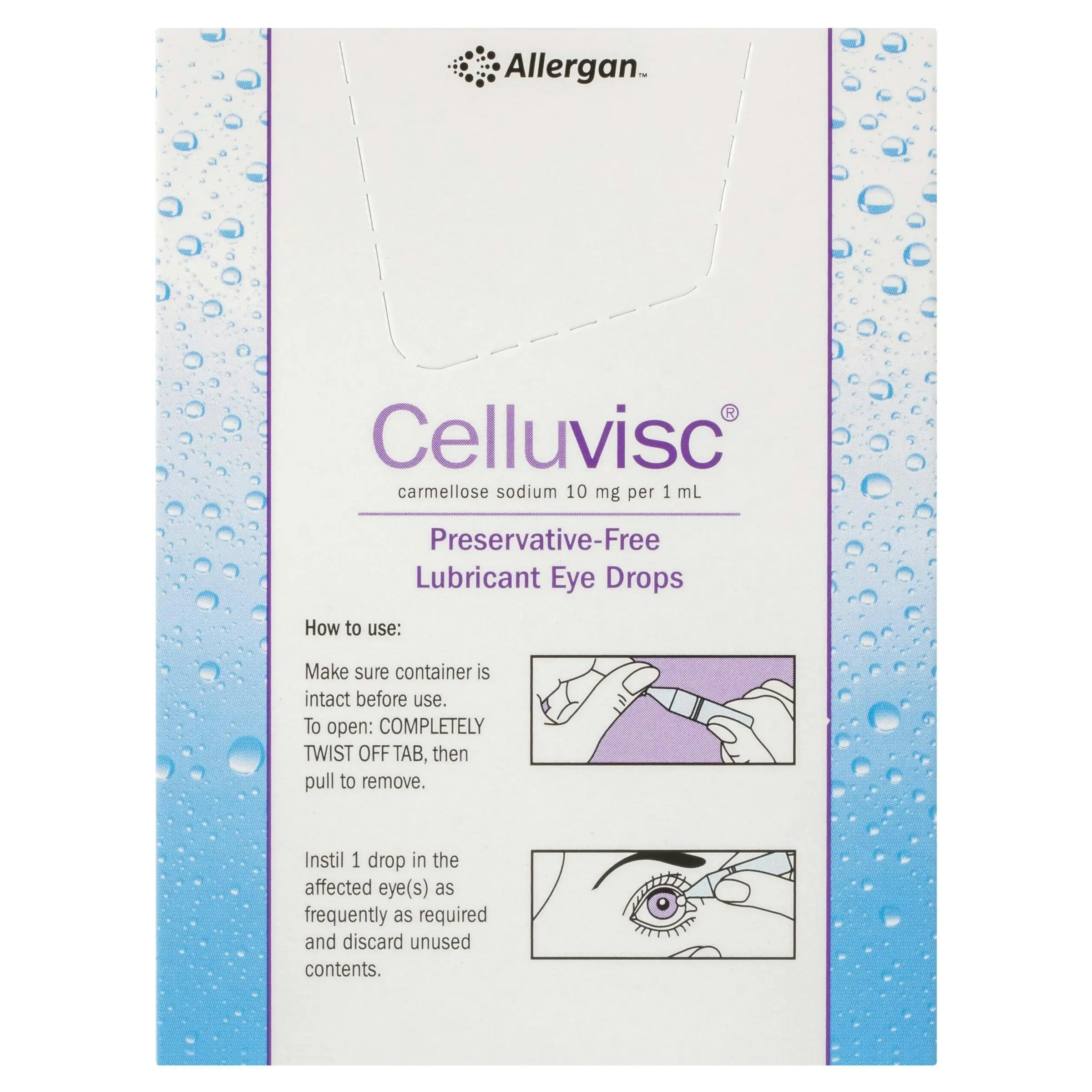 CELLUVISC Lubricant Eye Drops 30 x 0.4mL